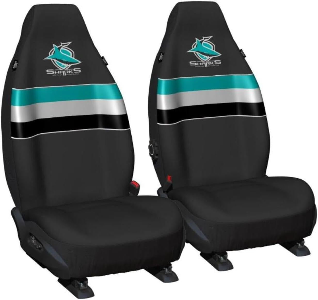 Sperling CRONULLA Sharks Official NRL Seat Covers Airbag Compatible image number 1
