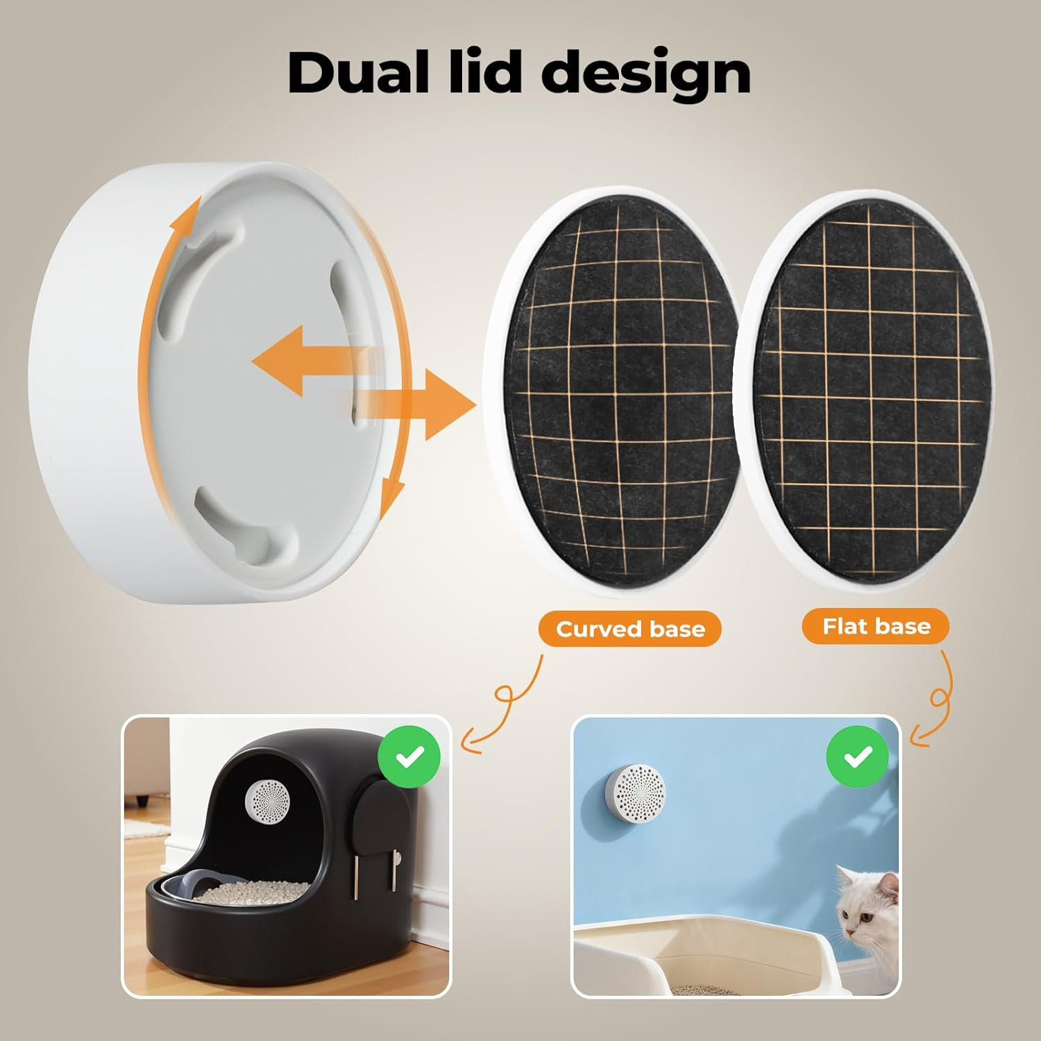 Pawz Cat Litter Box Odor Eliminator, 60 Days Scent, Pet Aromatherapy, Cat Litter Box Deodorizer for All Types of Litter Trays, Pet Air Purifier, Smell Remover for Shoe Cabinets, Wardrobes,Bathroom image number 1