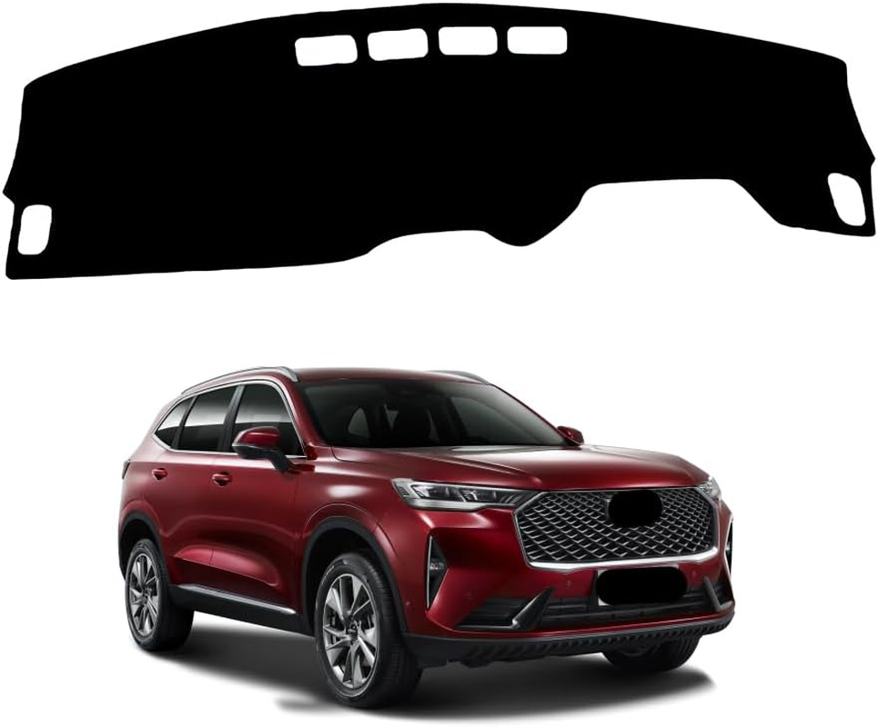 Evervenz Dash Mat for GWM Haval Haval H6 2021 2022 2023 2024 2025 Microfiber Leather（Without HUD） Dash Cover Dashboard Cover Haval01 image number 5