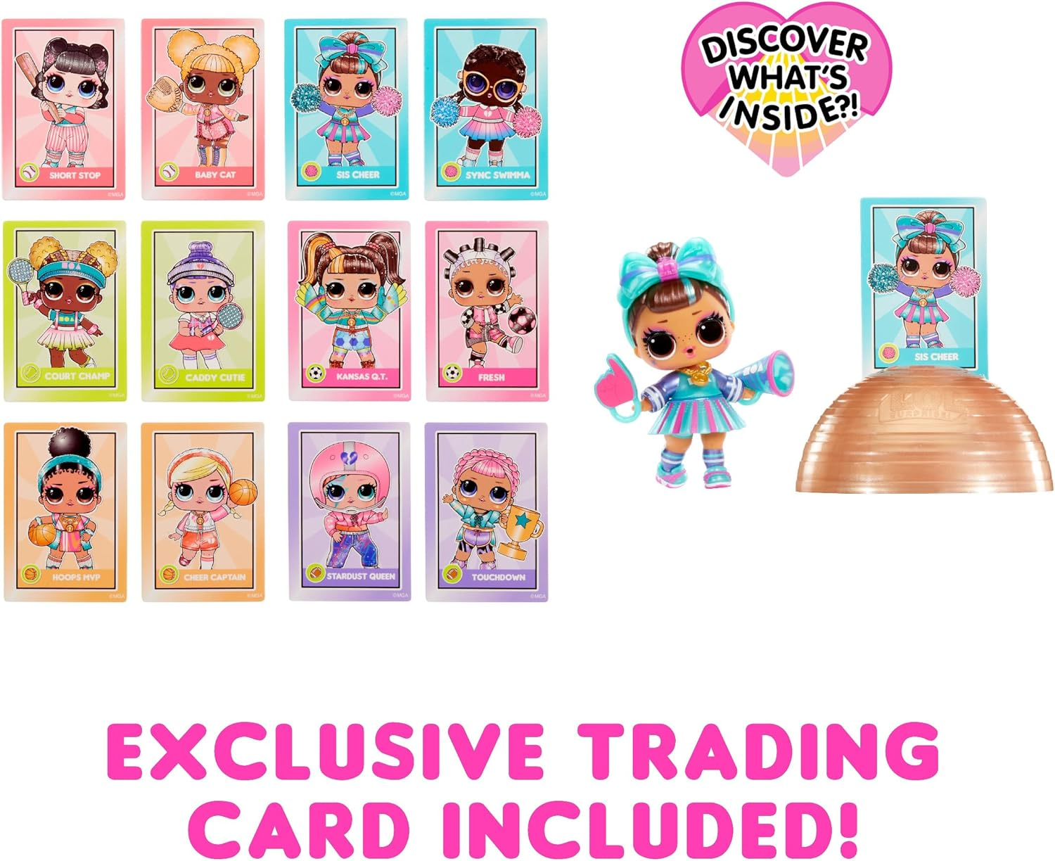 L.O.L. Surprise! All-Star Sports Vault Collection Tots - Includes 1 Doll, Blind Packaging, 12 Dolls to Collect, Unbox 8 Accessories, Ideal Present for Kids Ages 4+ image number 4