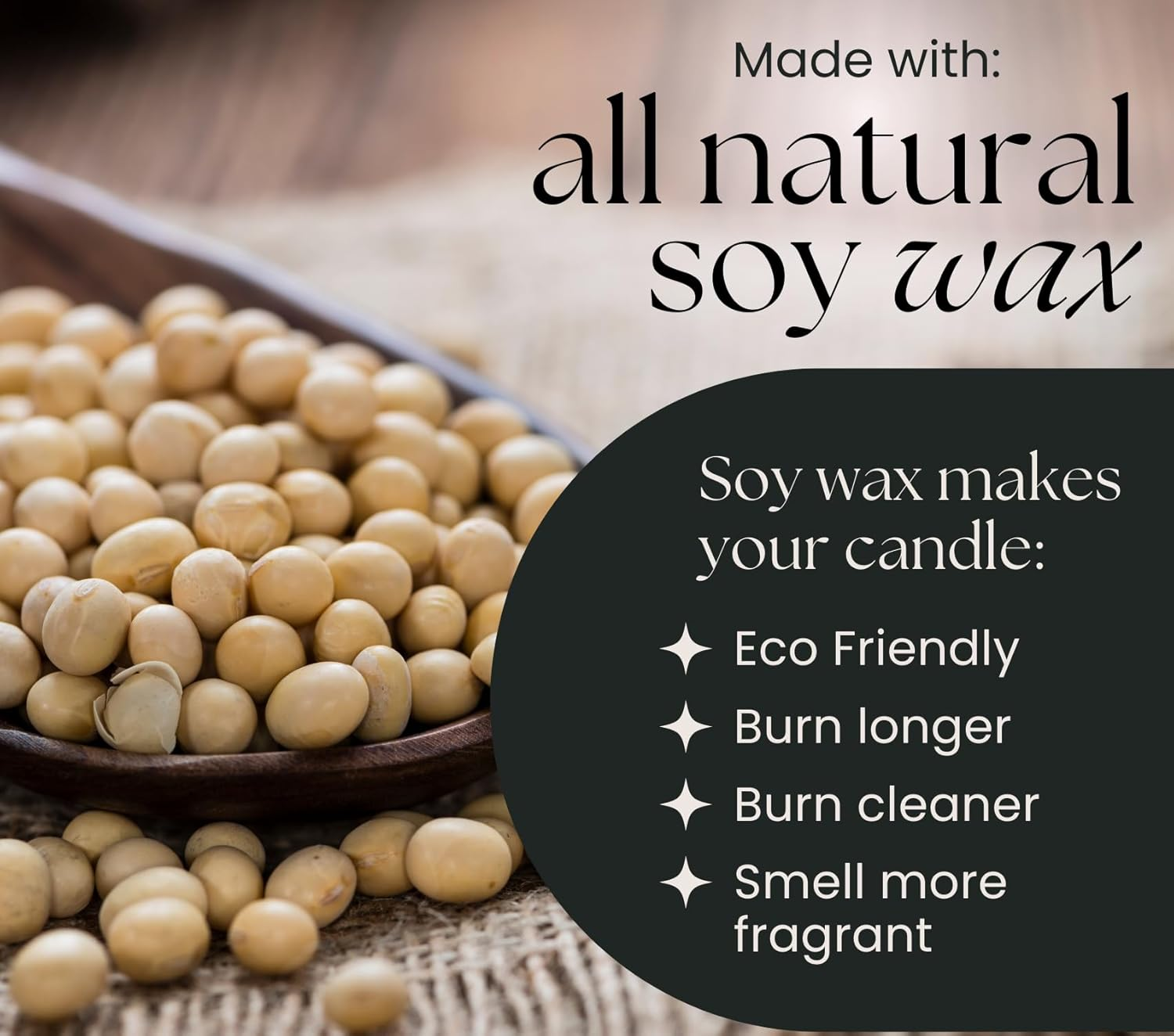 Scented Candle Gifts for Women - 340G Wood Wick Candles That Crackle for Home Decor. Birthday Gifts for Women with Crystals and Healing Stones. Lavender Vanilla Soy Wax image number 5