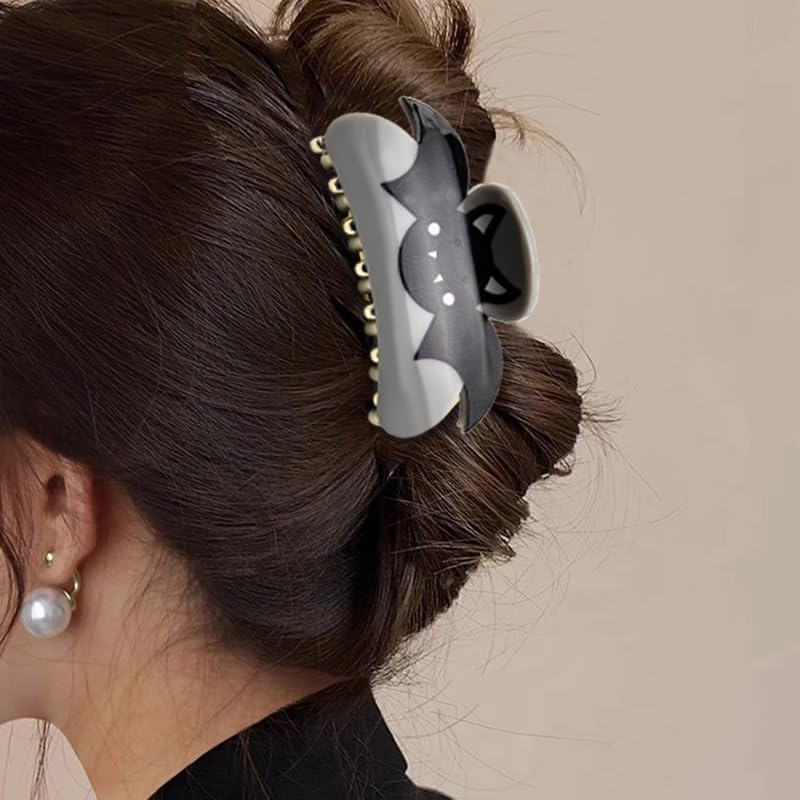 Halloween Hair Claw Clips for Women Party Cosplay Hair Clip Halloween Hair Jaw Clips for Girls Halloween Claw Clips for Thick Hair Styling Accessories Claw Clips Halloween Hair Catch Clip Hair Clamps image number 3