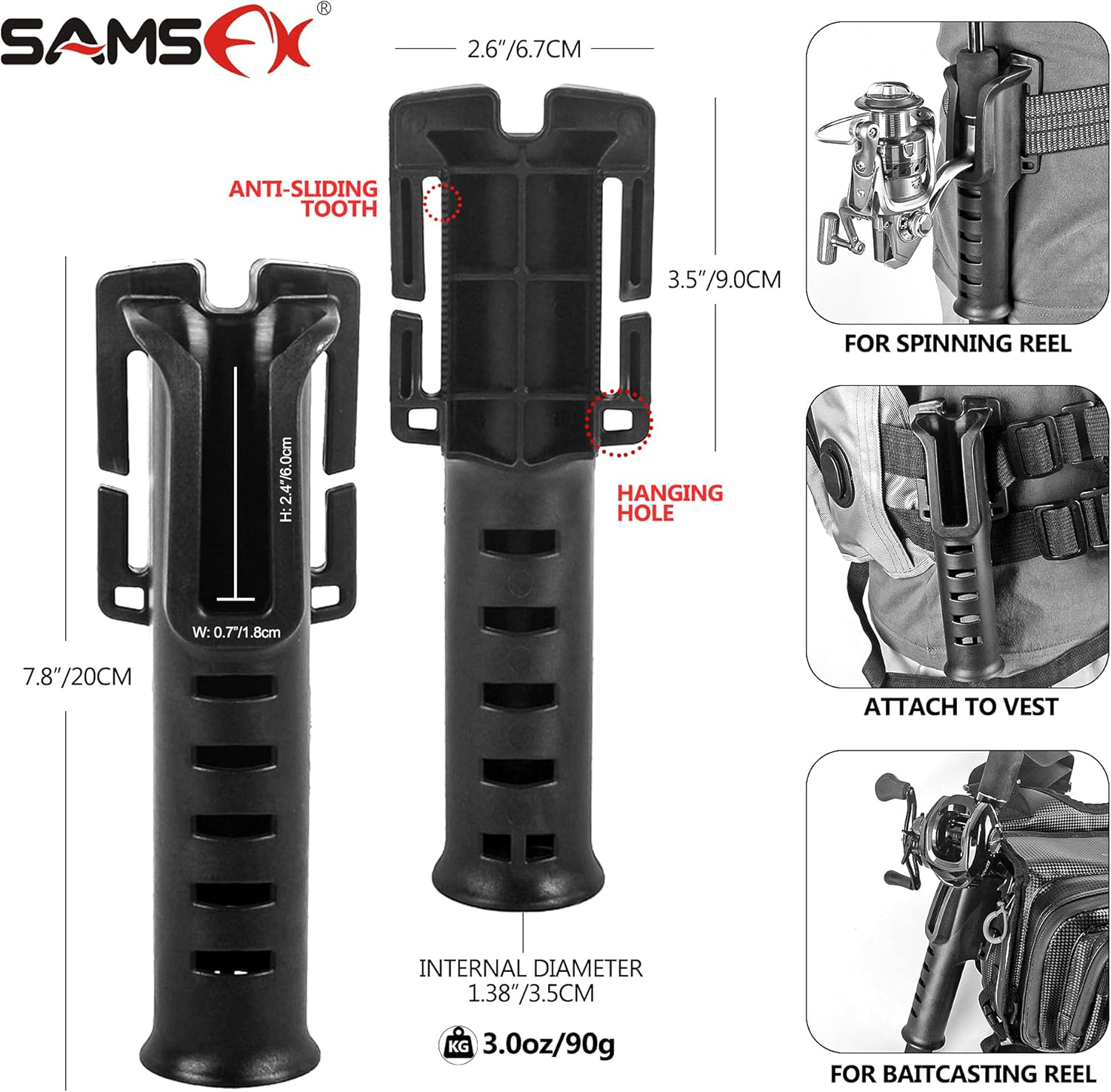 SAMSFX Fishing Adjustable Wader Belt Fishing Waist Belt Fishing Belts Essential Tool image number 6