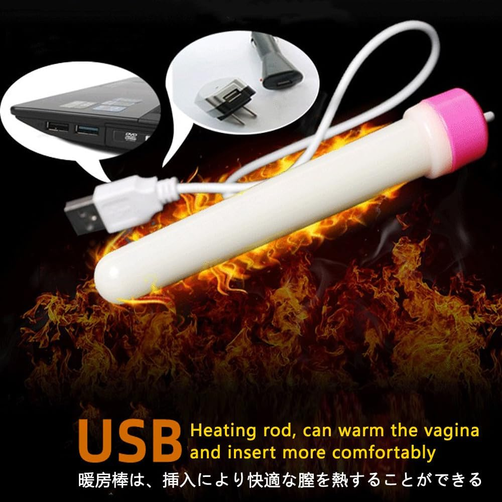 Mini Male Masturbator Trainer for Men, 3-In-1 Realistic Tight Vagina Anal Texture and Soft Breasts, Pocket Pussy Male Masturbation Adult Sex Toys, with Heating Rod and Lubricant