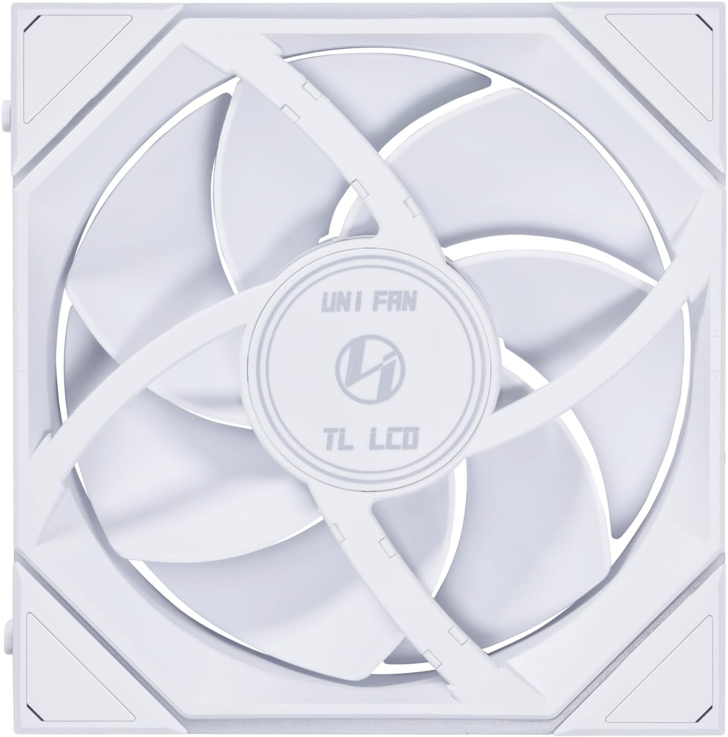 Lian Li TLLCD140-1W UNI Fan TL LCD 120 Mm 1900RPM Computer Case Triple Fans with 1.6-Inch LCD Screen, White image number 1