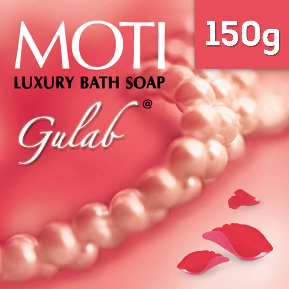 Moti Luxury Bath Soap, Gulab, 150G