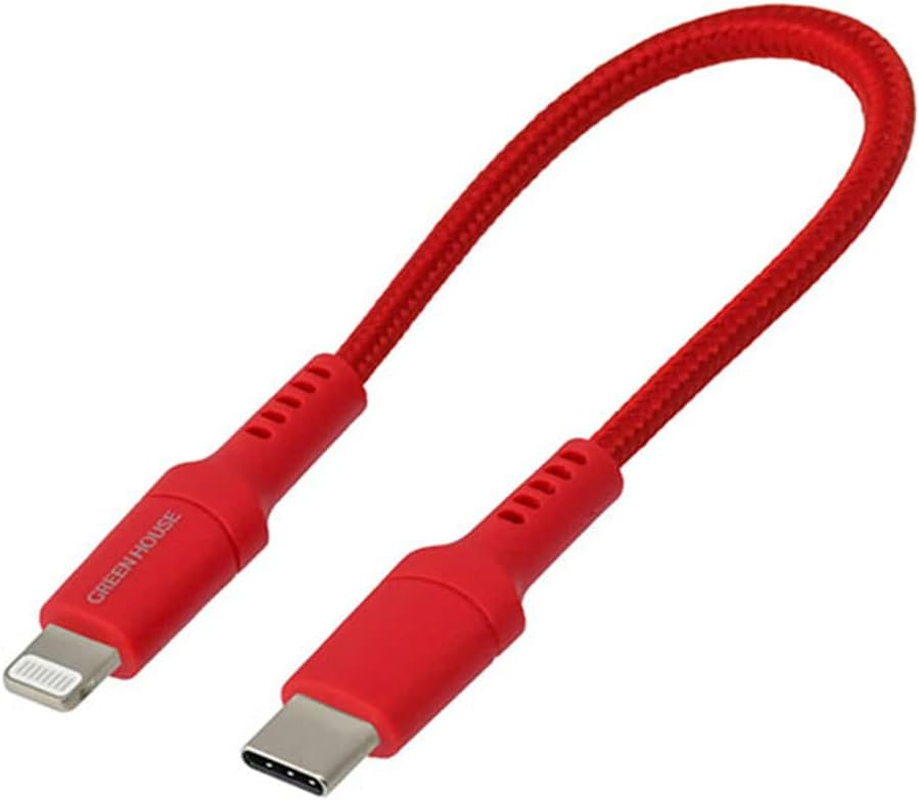 Greenhouse GH-ALTCTA15-WH Lightning to Type-C 5.9 Inches (15 Cm), Strong Cable, Fast Charging, Data Transfer, Iphone Ipad Disconnection, White