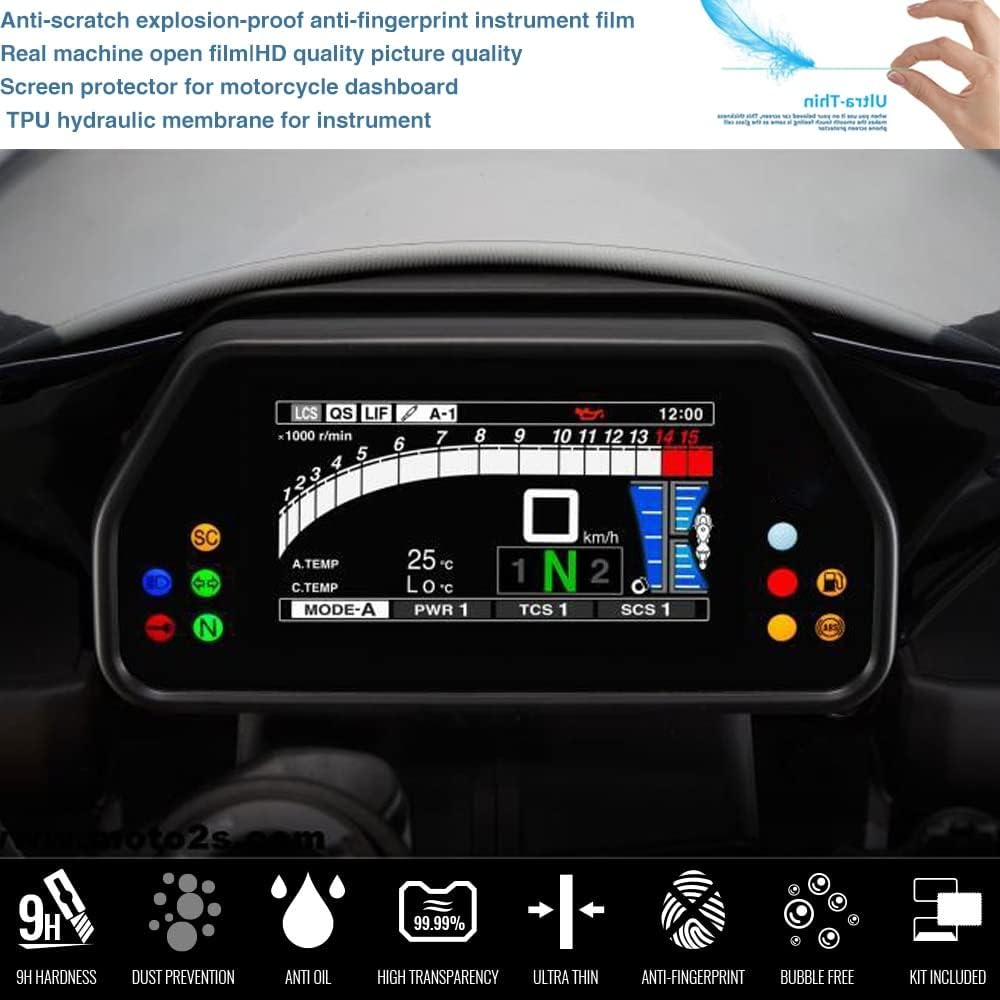 For Tracer 900 GT Tracer900 GT Tracer 900GT Motorcycle Accessories Cluster Scratch Protection Film Screen Meter Protector Cluster Screen Protection Film image number 3