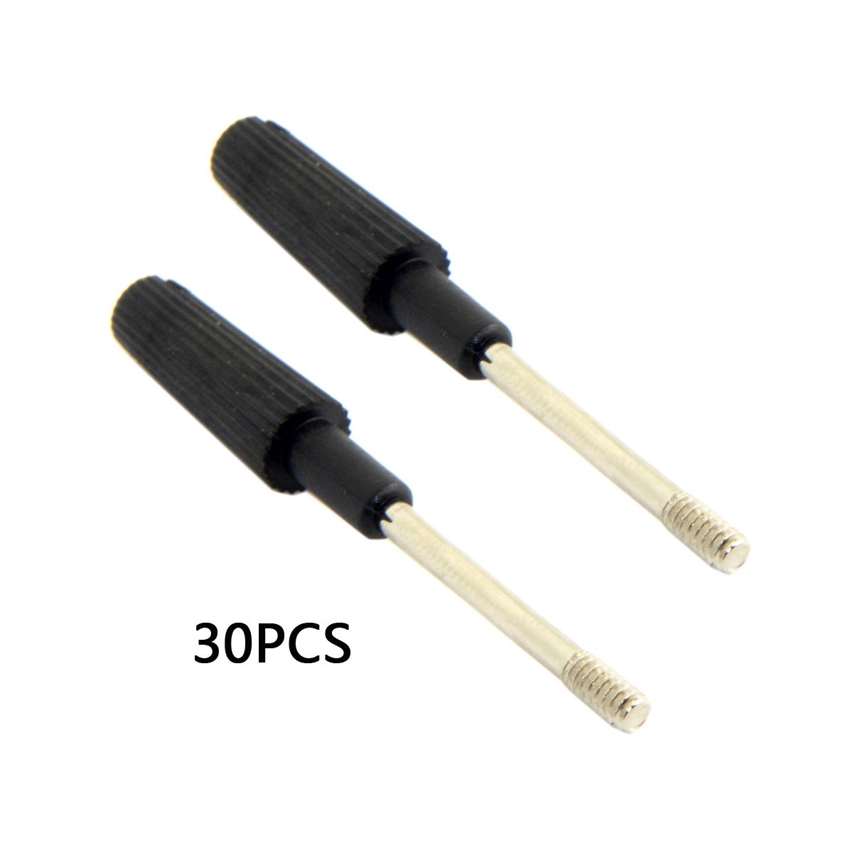 Cablecc 30Pcs Thumb Screws #4-40 UNC 47Mm Length Stainless Steel Overmold for Computer Cable image number 4