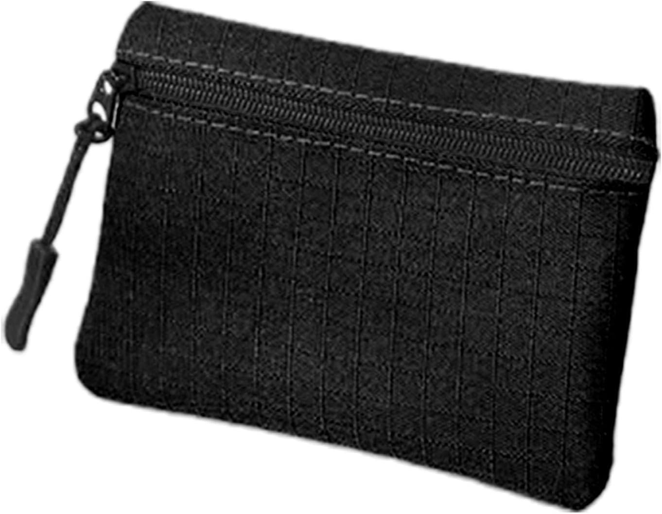 Coin Purse, Oxford Cloth Makeup Toiletry Bag - Coin Purse Makeup Toiletry Bag for Women Men and Zipper, Black, Se R&eacute;f&eacute;rer Au Descriptif, Refer to Description