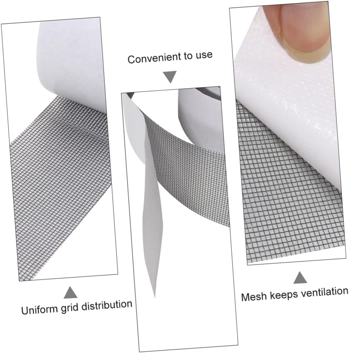 Window Screen Tape Blackout Door Fix Patch Mesh Repair Tape for Fly Screen Door image number 6