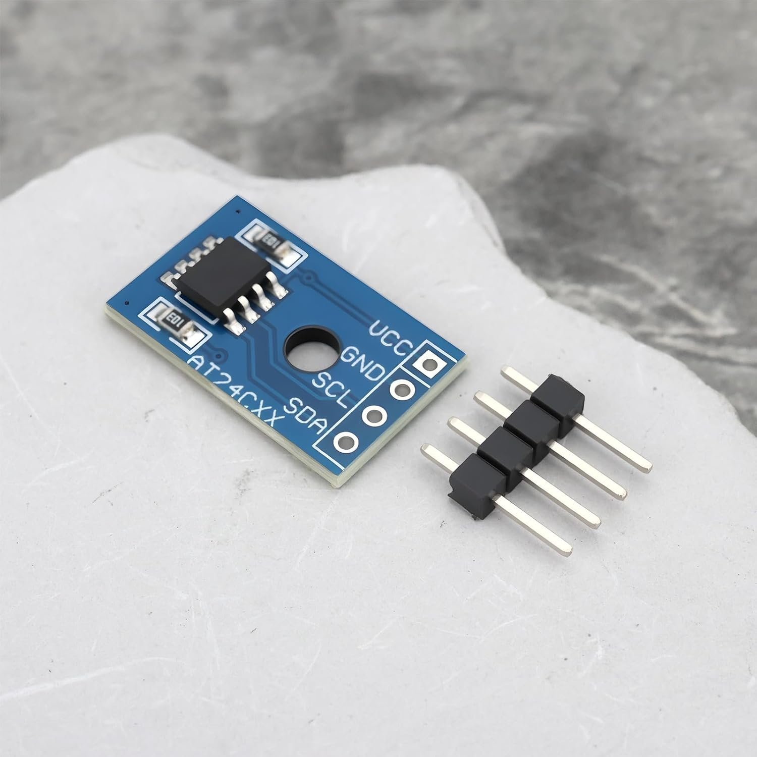 Create Idea 6X AT24C256 SMD Memory Module I2C Interface Serial EEPROM 2.7-5.5V 5Ma Suitable for Data Storage Module image number 2