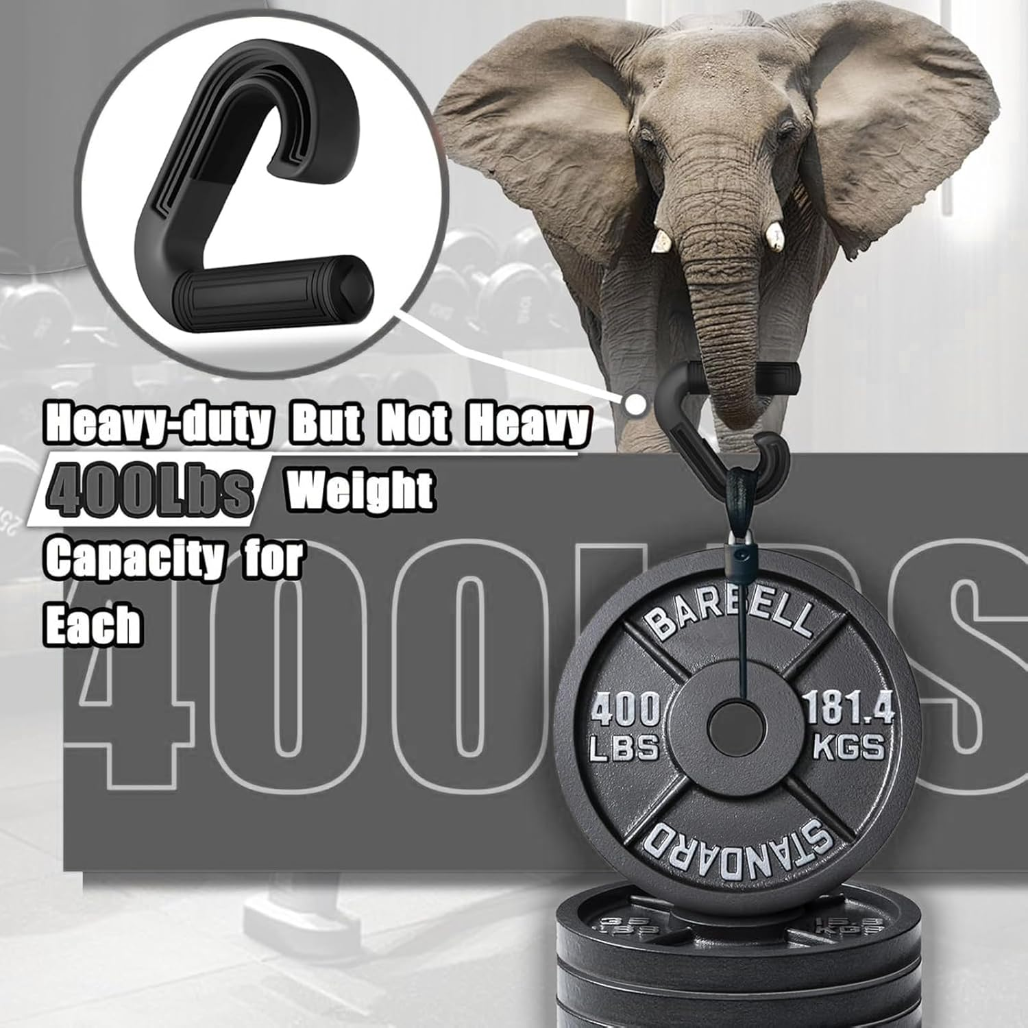 Neutral Grip Pull up Handles Attachment - Pull up Handles Strap Grip for Pull-Up Bars, Resistance Bands, Barbells, Fitness Equipment, Gym Equipment | Ergonomic Portable image number 4