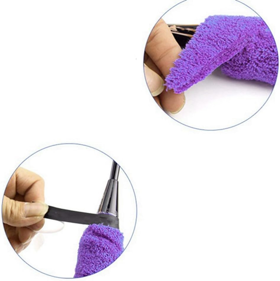 Elqater Badminton Grip with Seal Tape Base Film Microfiber Badminton Towel Long Hair Microfiber Badminton Towel Hand Glue
