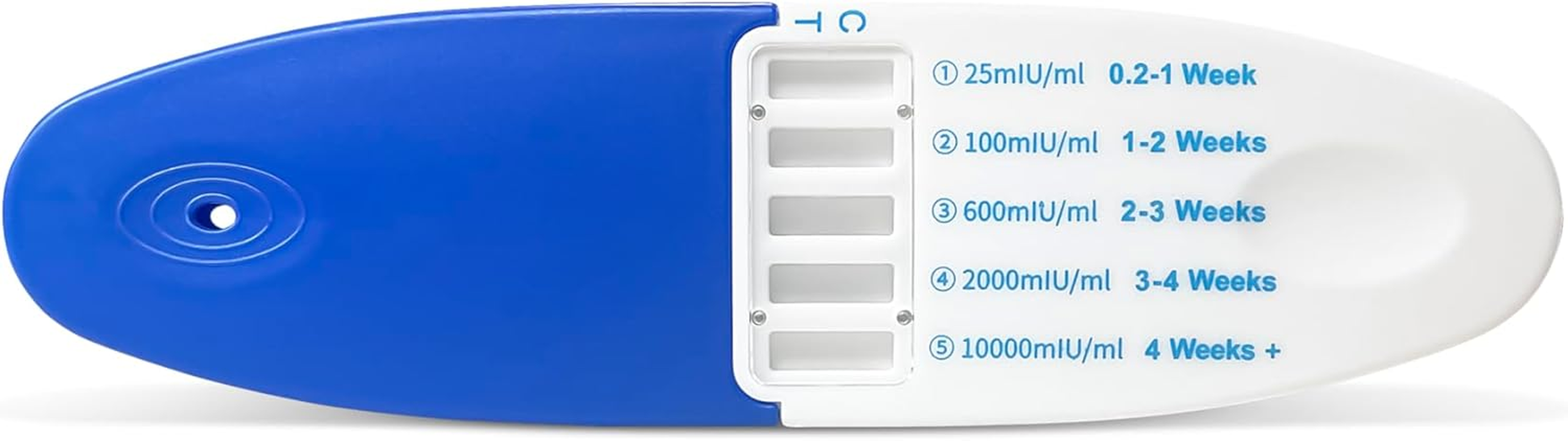 HCG Semi-Quantitative Pregnancy Test Early Weeks Growth Monitor for Urine -FAST RESULTS!!! -EASY to USE @ HOME!!! image number 3