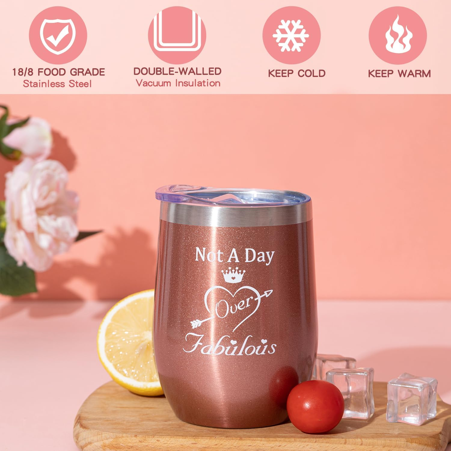 Birthday Gifts for Women,Unique Gifts Basket Ideas for Women Pink Gifts Box for Her Self Care Relaxing Gift Set Birthday Presents Female Friendship Gifts for Best Friend Bestie Girlfriend - Rose Gold image number 3