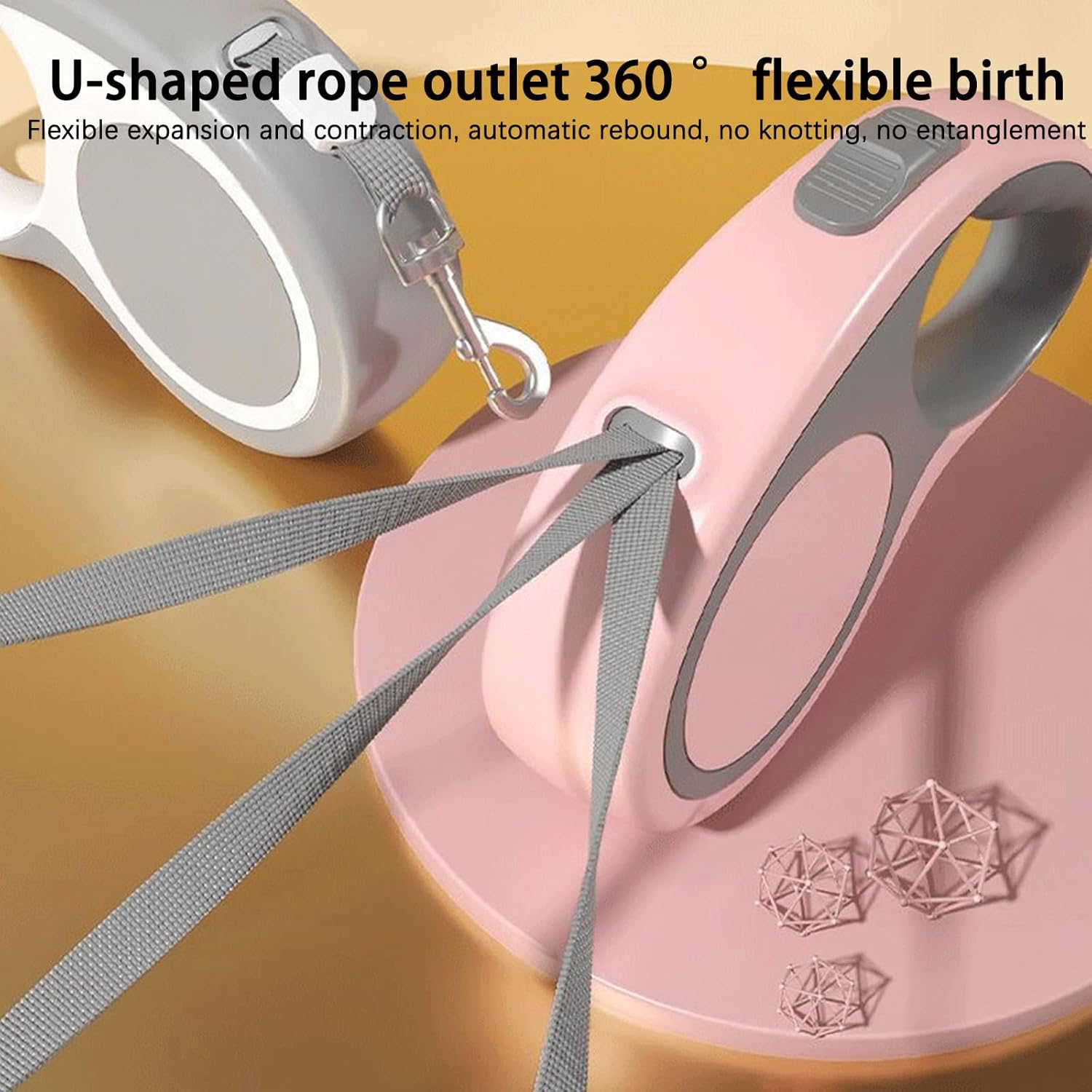 Retractable Dog Leash, Retractable Leads, Dog Retractable Leads, Dog Walking Leash Small and Medium-Sized Dog Portable Pet Supplies Mini Portable image number 3