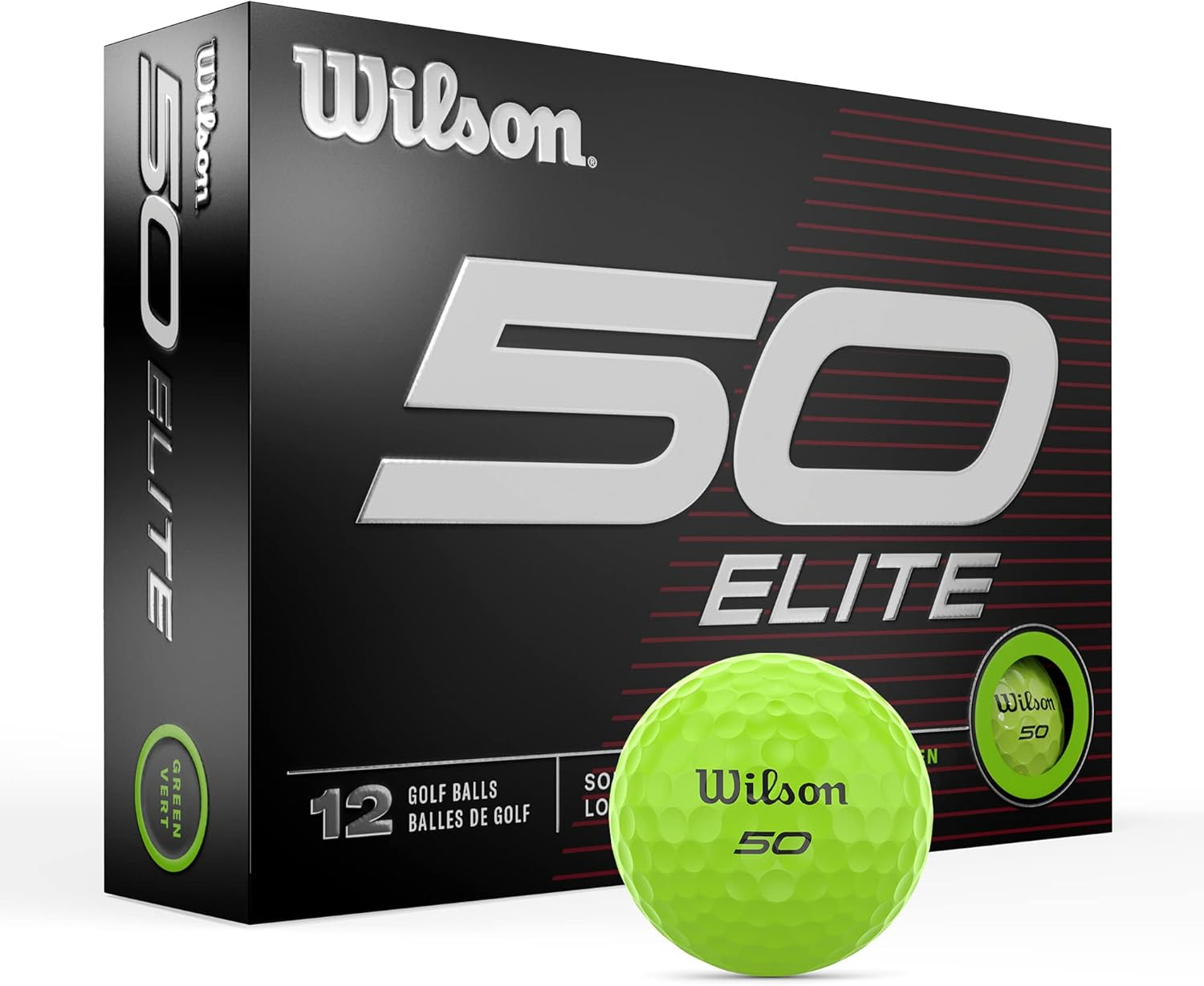 Wilson Fifty Elite Golf Balls - 12 Pack