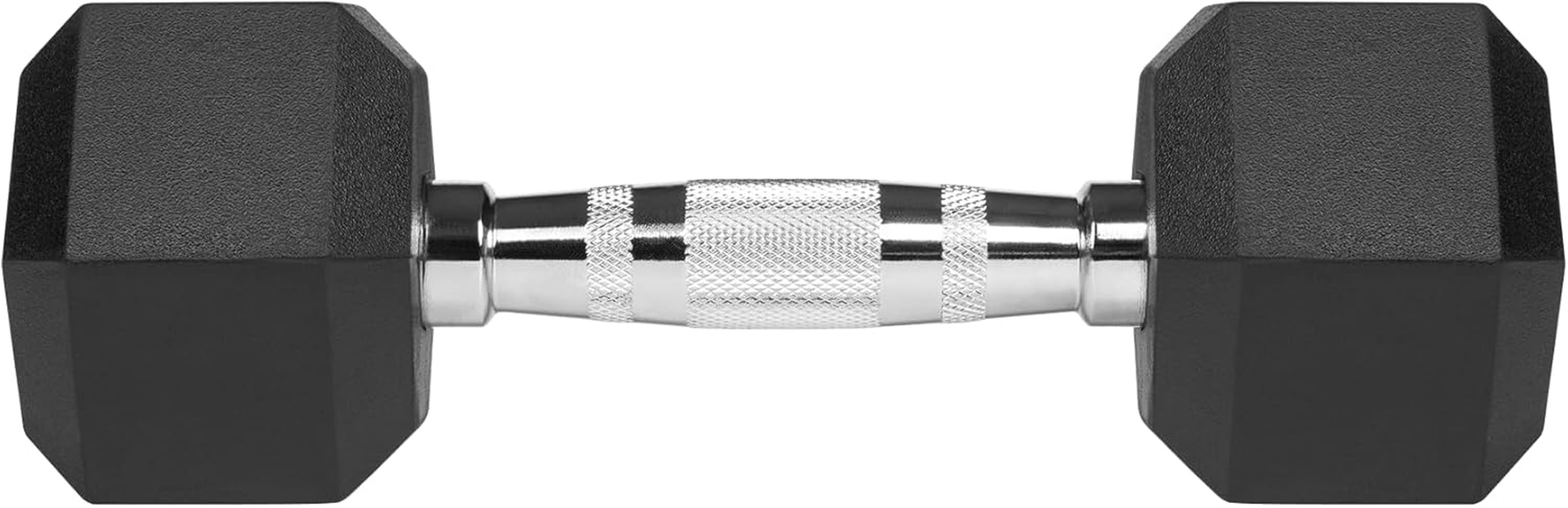 Rebel RBA-2325-04 Dumbbells Cast Iron Rubberised HEX 2 X 4 Kg image number 1