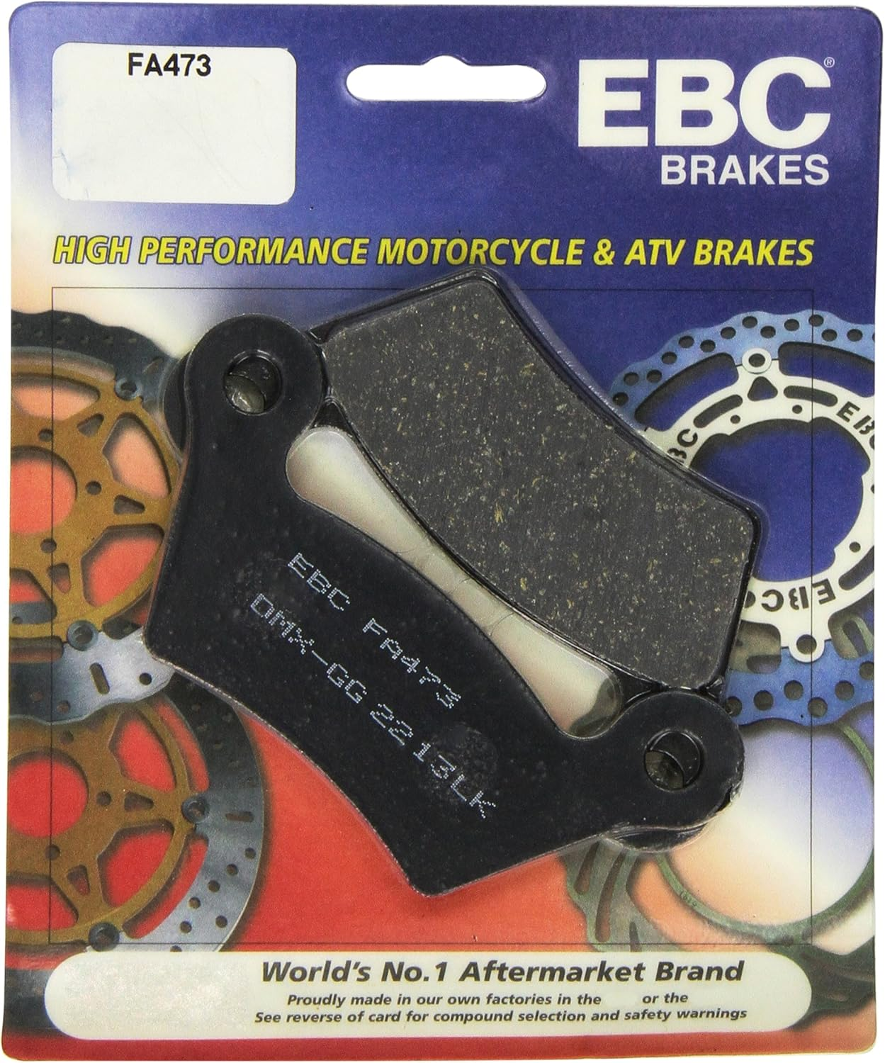 EBC Brakes FA473 Disc Brake Pad Set image number 1