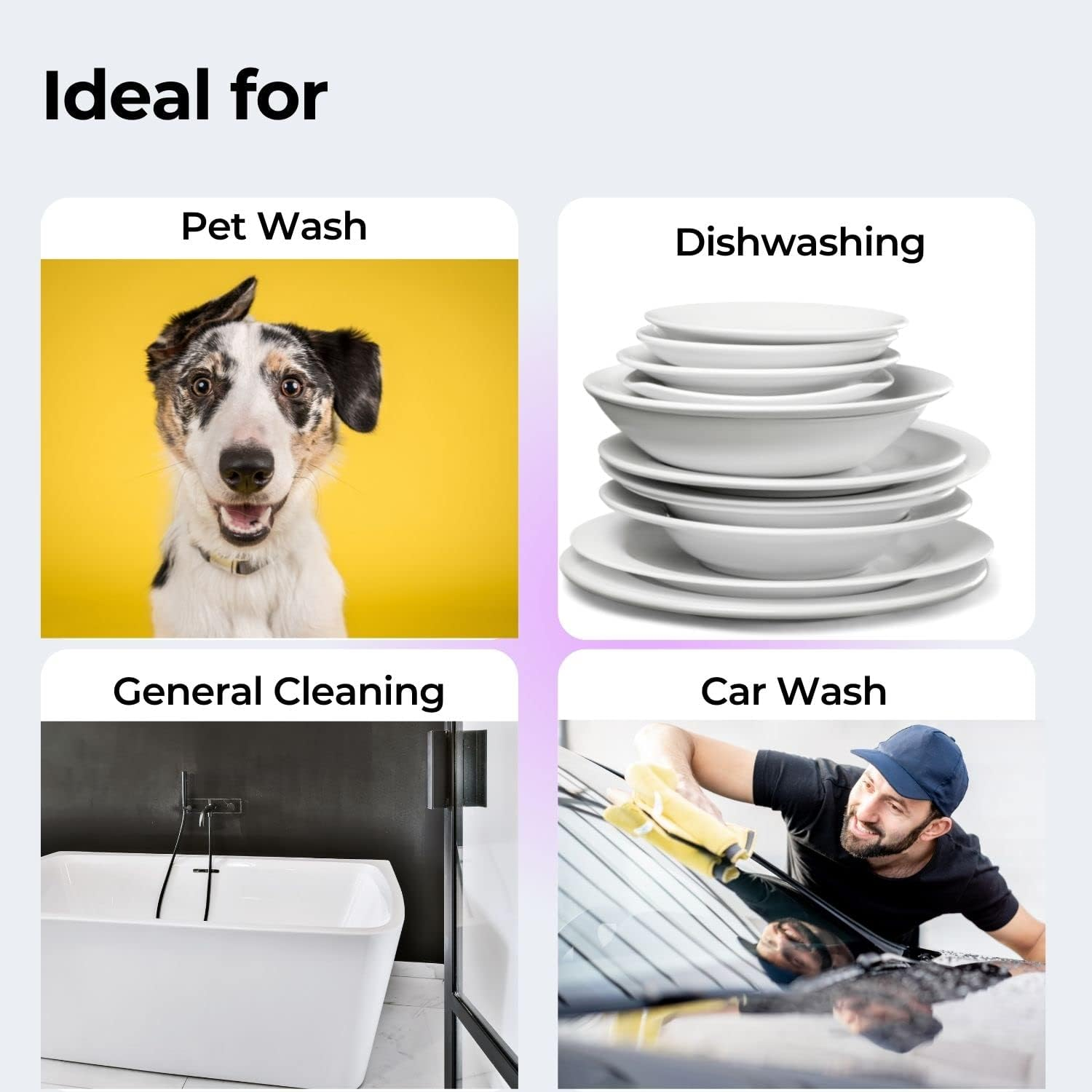 'Forliver Cleaning Gloves Dishwashing Cleaning Scrubber Glove for Housework, Kitchen, Bathroom Cleaning 1 Pair (13.6'' Large)'