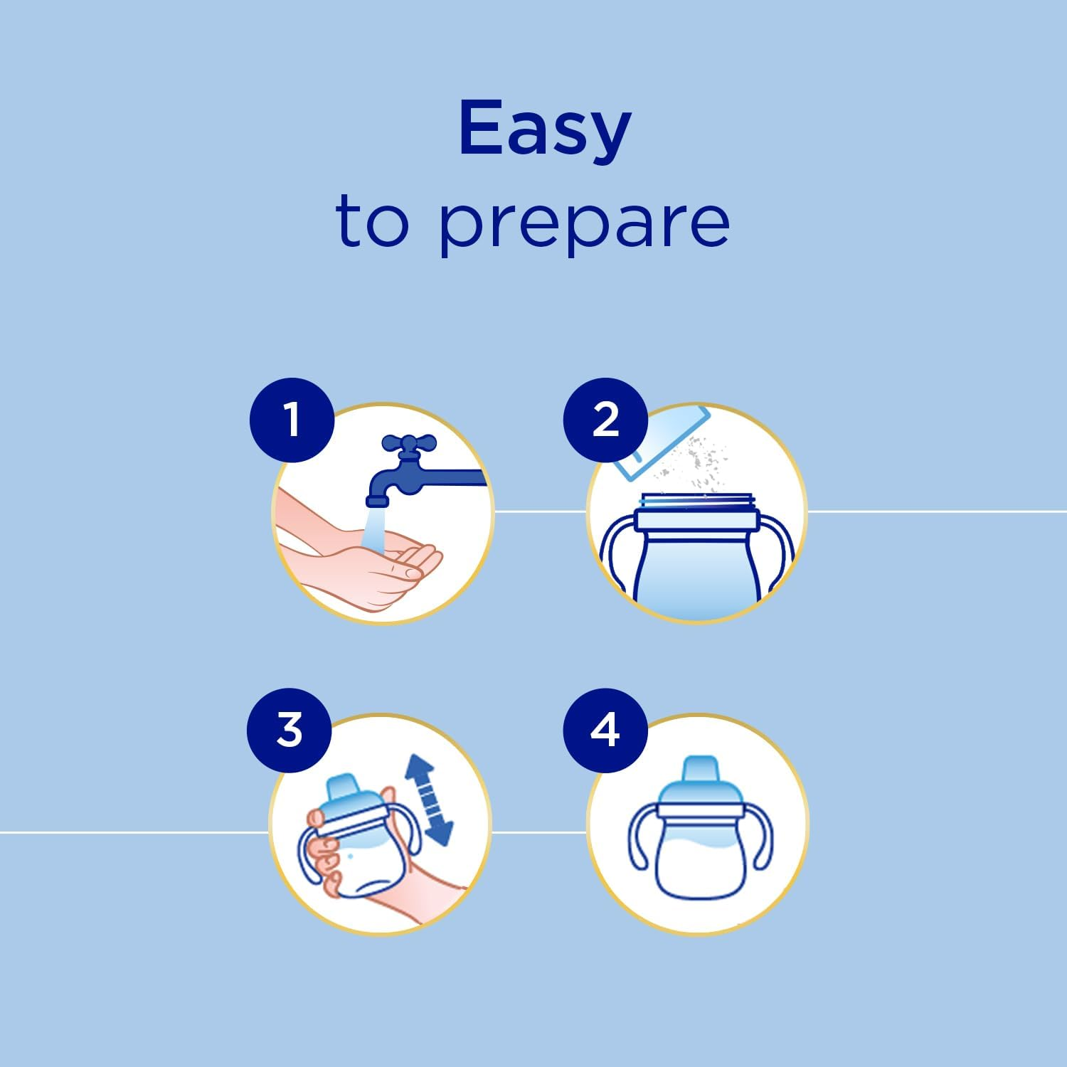 Aptamil Gold+ 3 Premium Toddler Milk Drink, Rich in Essentials Vitamins and Minerals, Toddler Formula with Probiotic & Prebiotic, from 1 Year, Powder Sachets, Easy to Carry on the Go, Pack of 4 image number 2