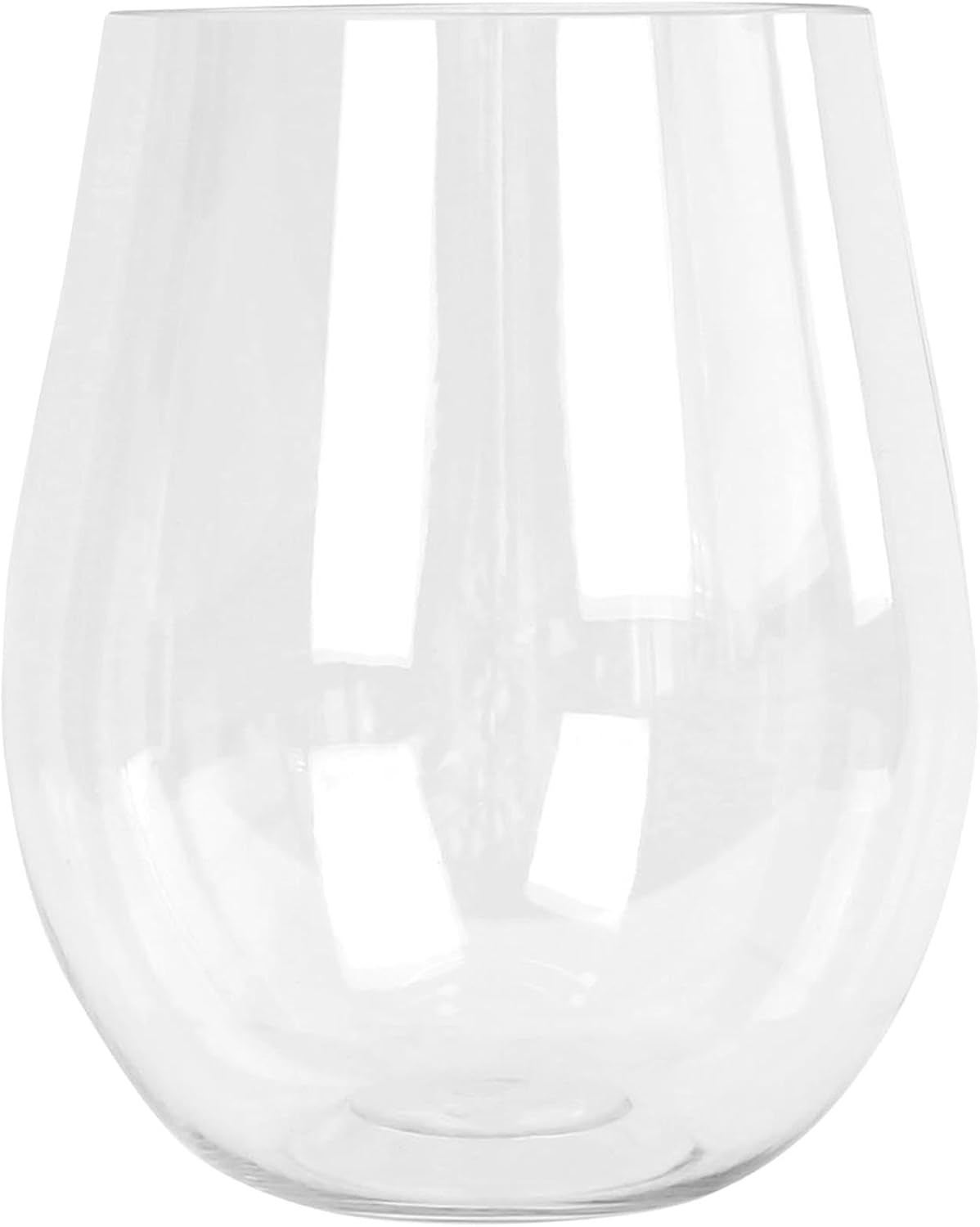 Argon Tableware Reusable Plastic Glasses - 600Ml - Pack of 12 - Stemless Wine Glasses - Clear Cocktail Champagne Tumbler Drinking Cups for Garden, Parties, Weddings, BBQ and Picnic image number 2