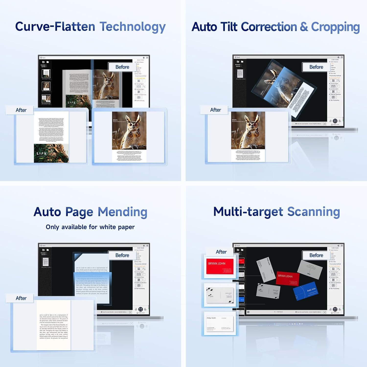 CZUR Shine Ultra Document Camera for Online Teaching & Conference,Auto-Flatten & Deskew Book Scanner, Capture Size A3, Compatible with Windows & Mac OS - Czur Shine800 A3 Pro image number 5