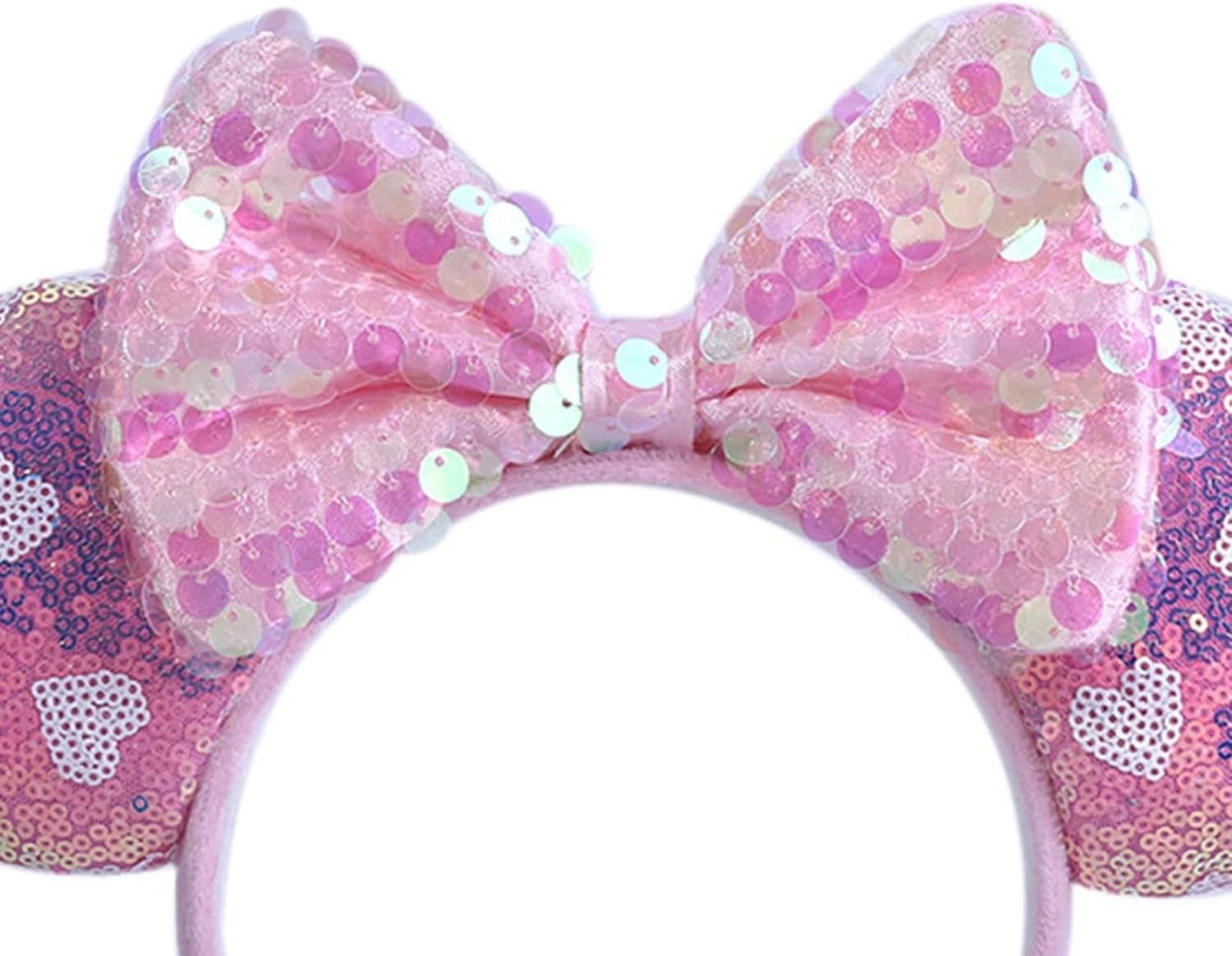 Mouse Ears Headband Cute Bow Headbands for Women Girls Mouse Ears Costume Accessories Decoration Party Hair Hoop (17, One Size) image number 6