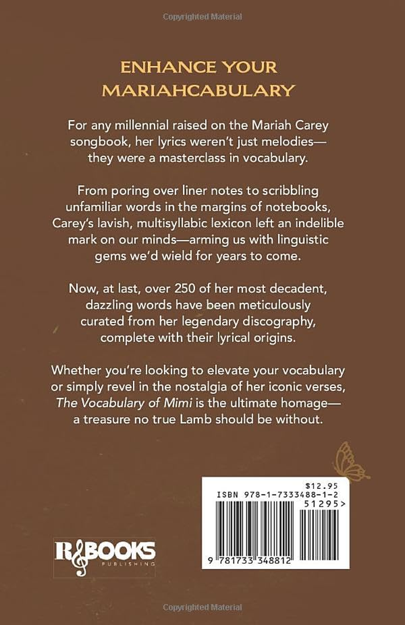 The Vocabulary of Mimi: an Abridged Dictionary Dedicated to the Lyrics of Mariah Carey image number 1