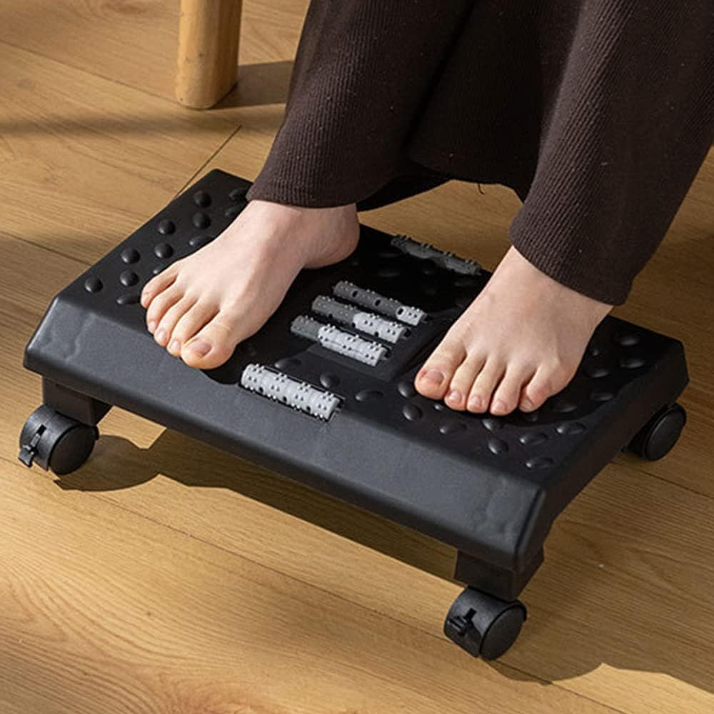 Foot Rest for under Desk (Black-C)