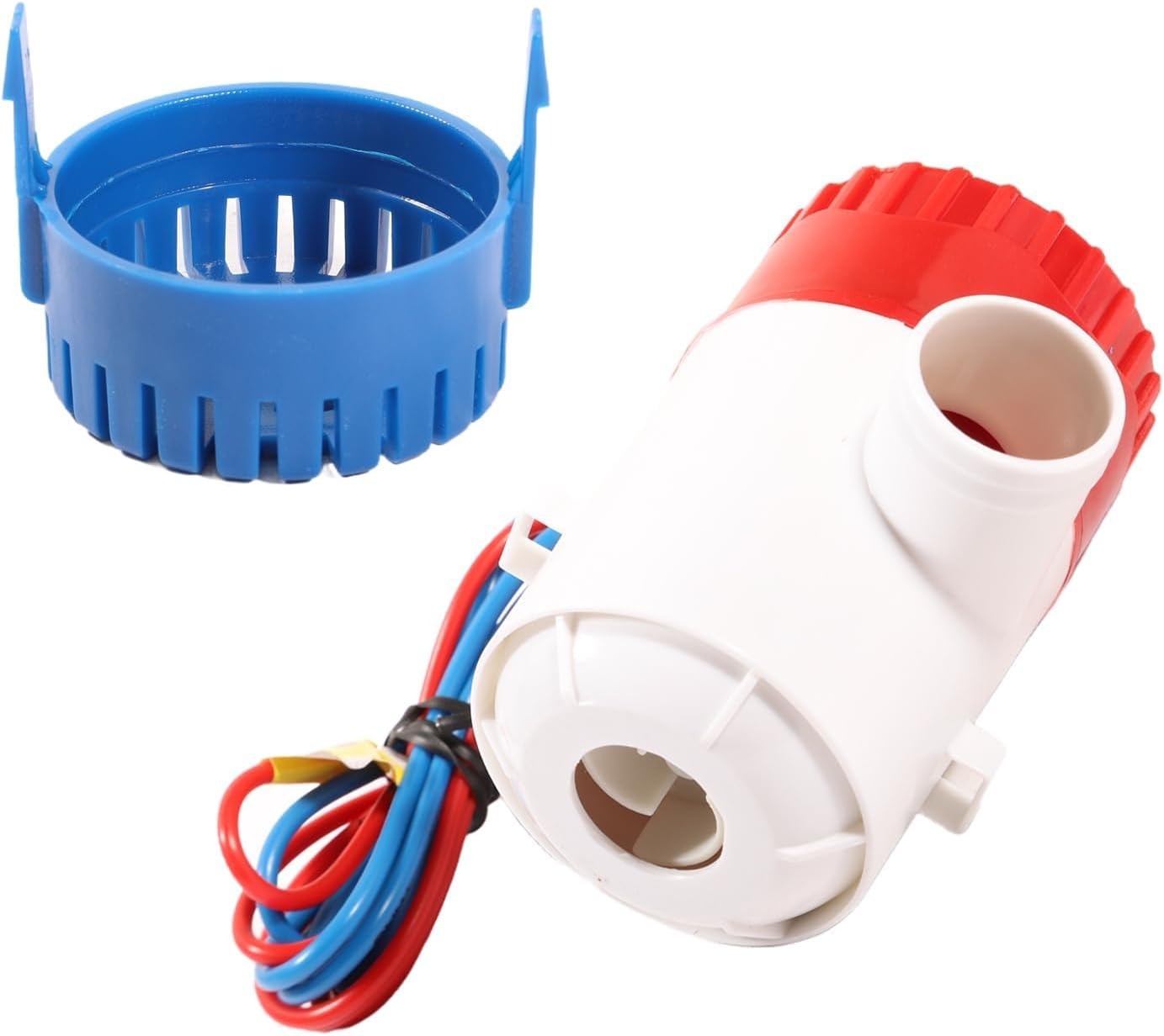 12V Submersible Bilge Pump 1100GPH, Automatic Marine Electric Water Pump with Stainless Steel Shaft for Boat RV Yacht Fishing Camping Pool Fountain ﻿ image number 3