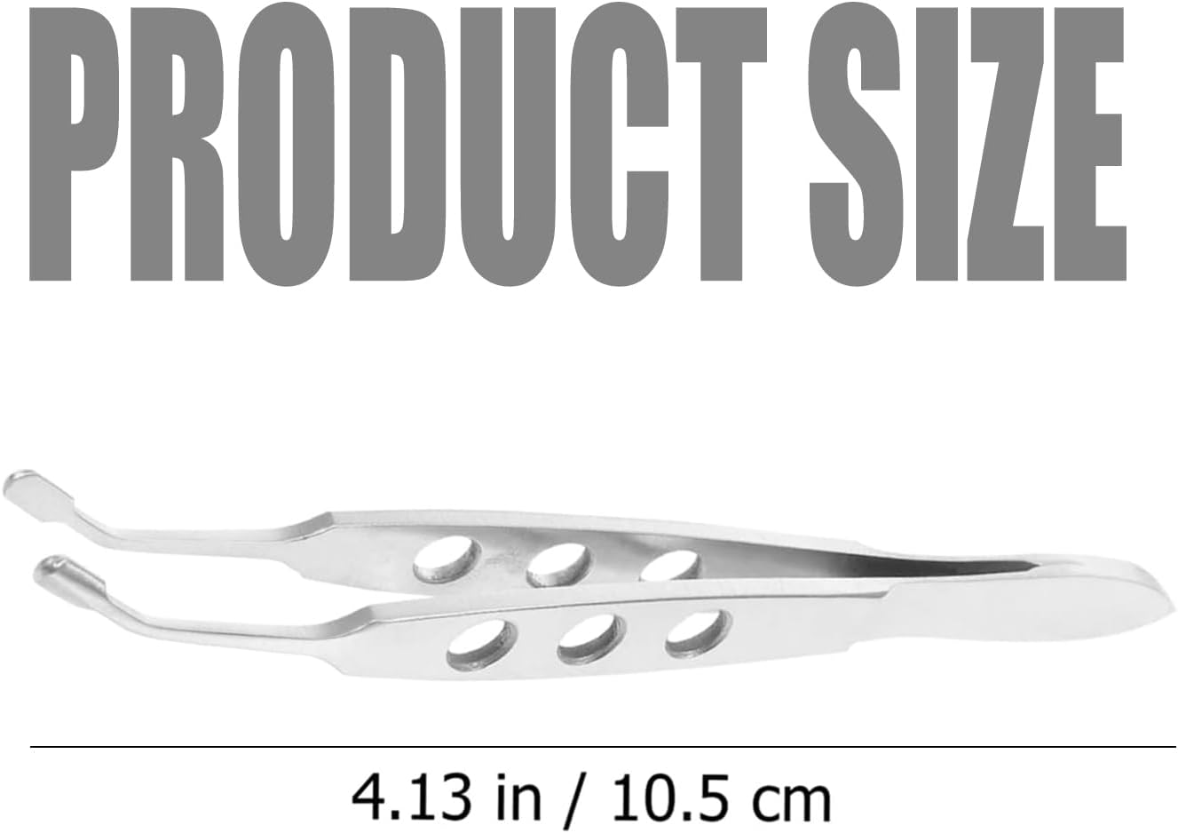 Lexziuo 1PCS Eyelid Forceps - Stainless Steel Meibomian Gland Expressor Tweezers with Non-Slip Handle, Precision Medical Instrument for Ophthalmology & Beauty Salon image number 1