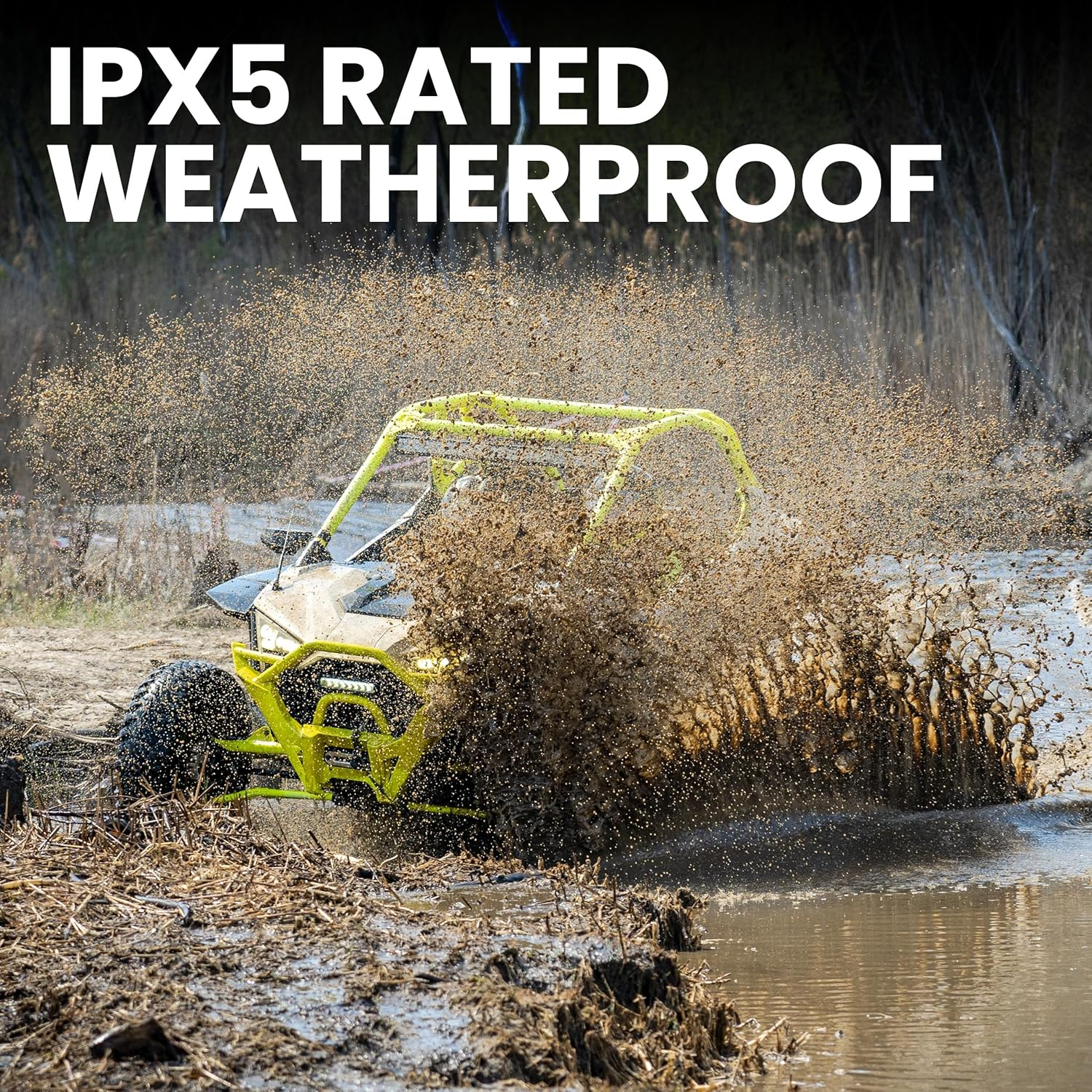 BOSS Audio Systems BRT17SLR ATV Sound Bar - 17 Inches Wide, 3 Inch Speakers, IPX5 Weatherproof, Bluetooth, Built-In Amp, Multicolor Illumination image number 6