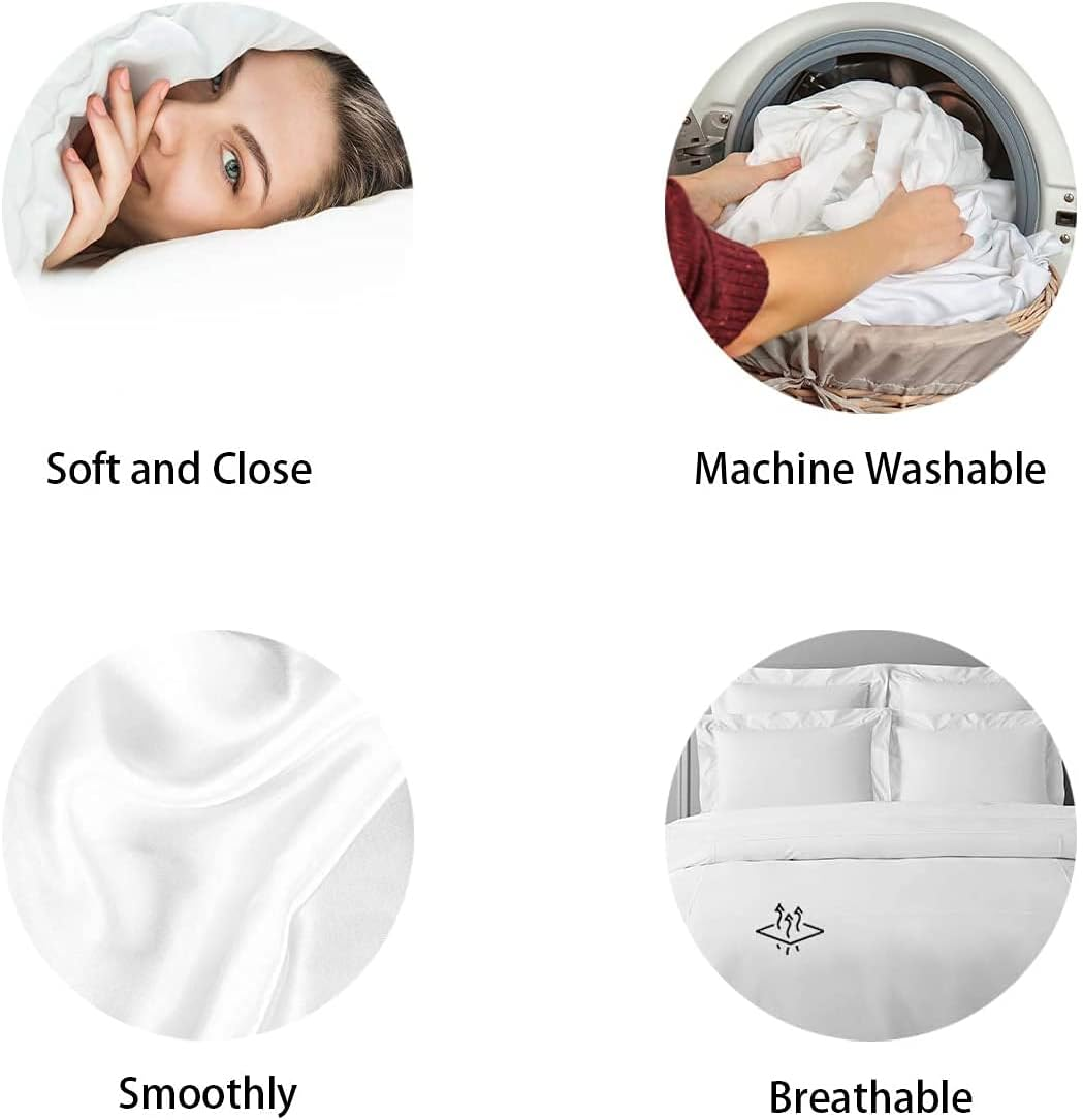 Feelingyou Gothic Skull Duvet Cover Set 135 X 200 Cm, Pink Flowers Floral Print Comforter Cover for Children Boys, Colourful Butterfly Bedding Set with 1 Pillowcase Bedspread image number 6