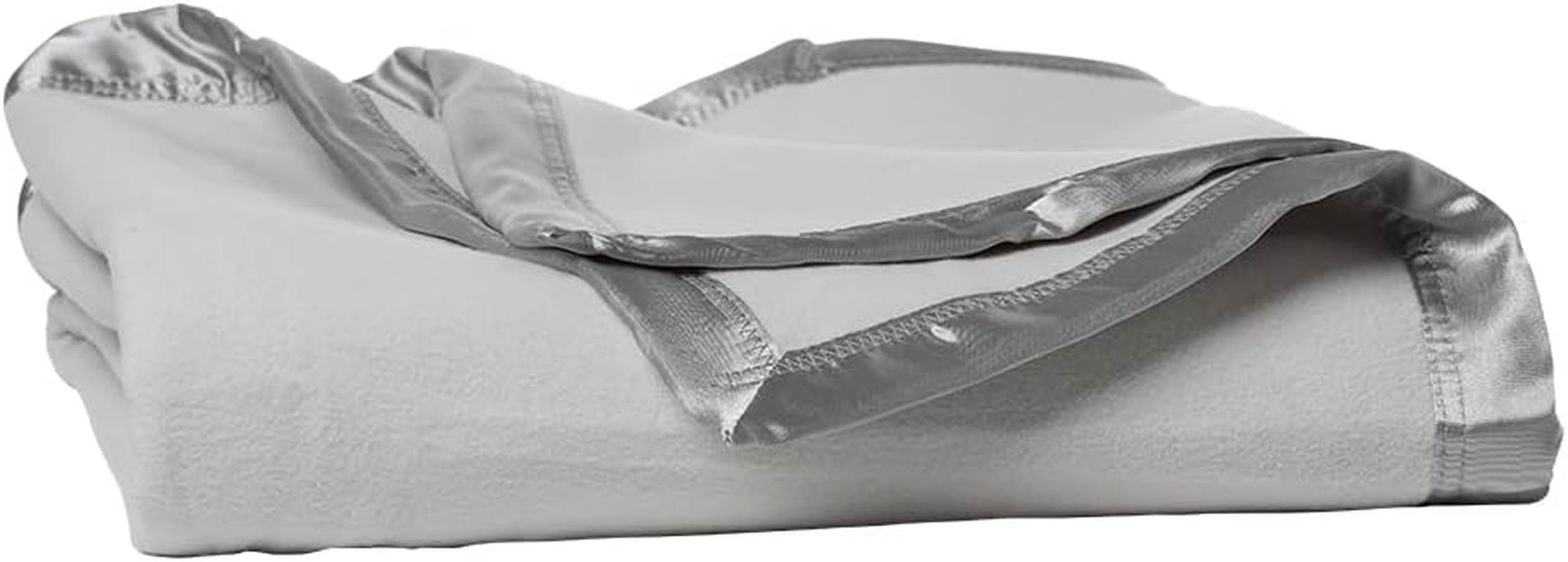 Sweet Dreams Bassinet Cotton Fleece Blanket, Grey image number 1