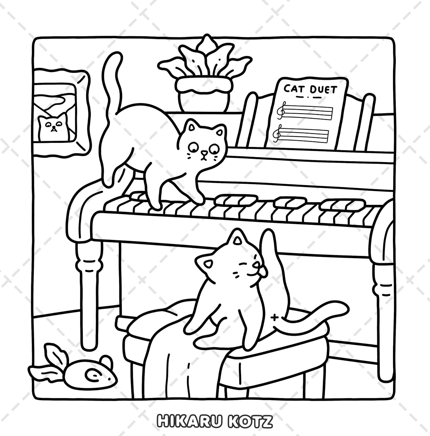Naughty Cats: Cattitude Coloring Book for Adults and Teens image number 6