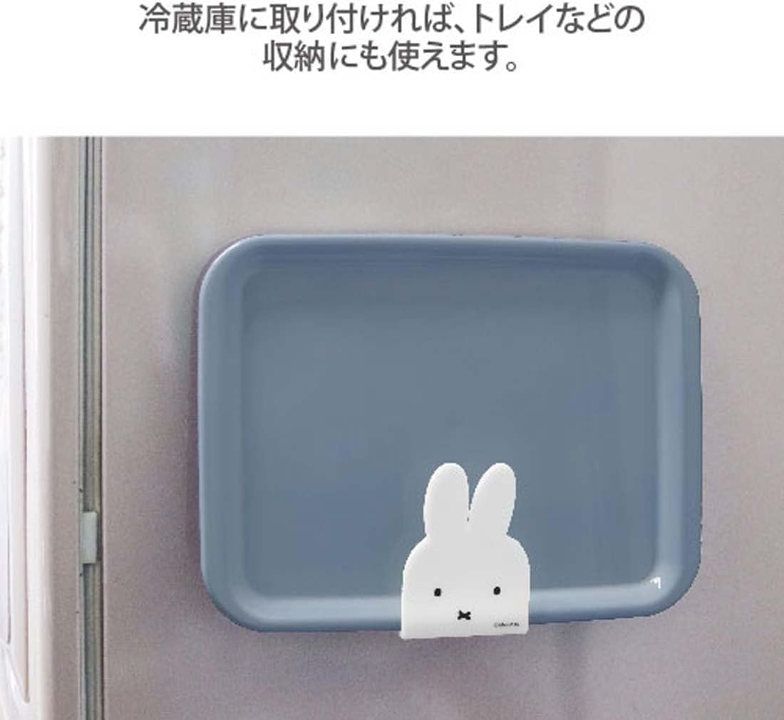 Okato Miffy Magnet Sponge Holder Width 3.0 X Height 3.9 X Depth 2.0 Inches (7.5 X 10 X 5 Cm) image number 3