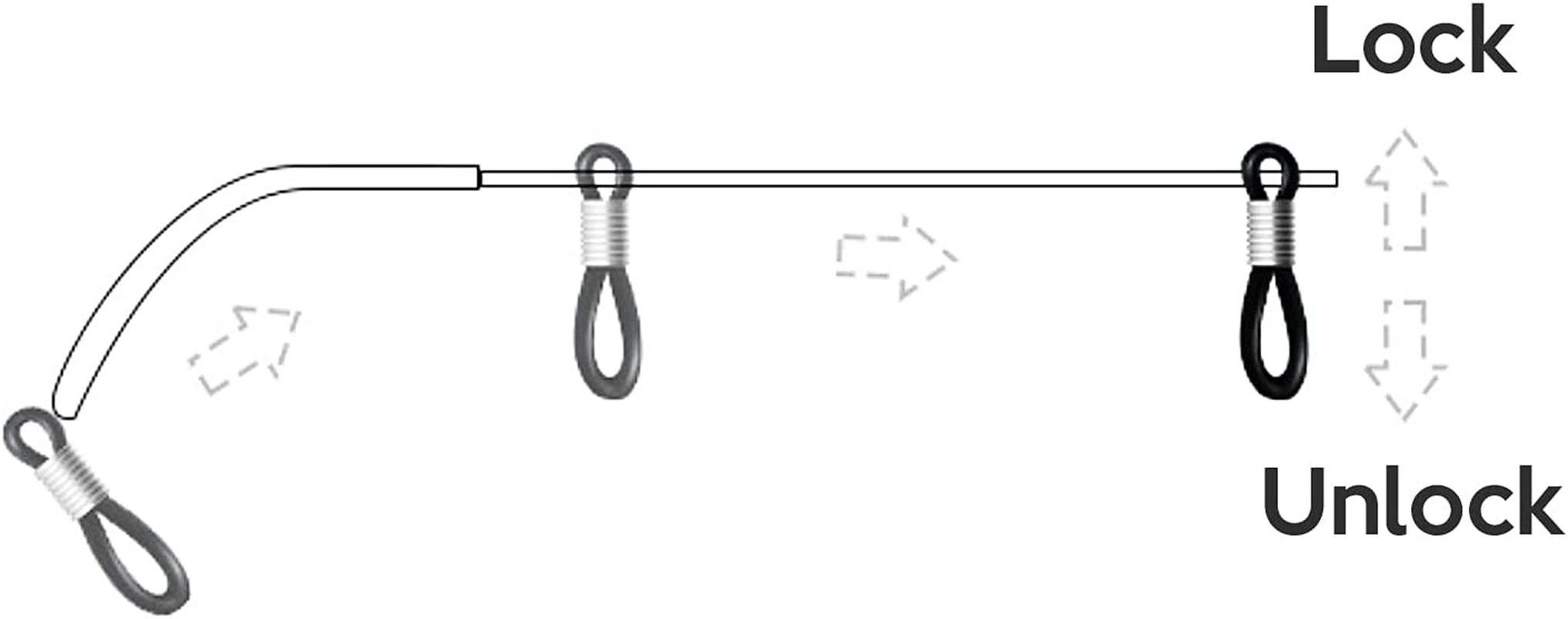 Adjustable Eyewear Retainer Valuehall 5Pcs PU Leather Glasses Strap Non-Slip Spectacles Cord Suitable for All Types of Eyeglasses V6A01 image number 3