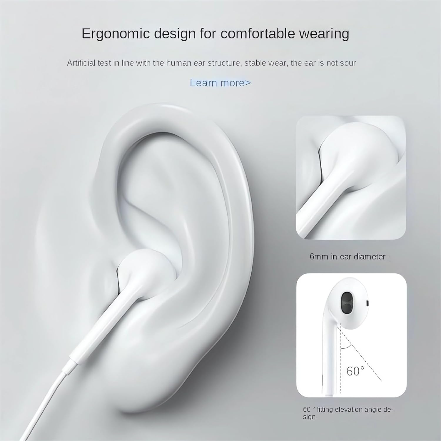 In-Ear Earphones Suitable for Iphone14/13/12/11/7/8 plus XS Fast Charging Interface, Wired Ear Buds for Iphone with Built-In Remote to Control Music, Phone Calls, and Volume