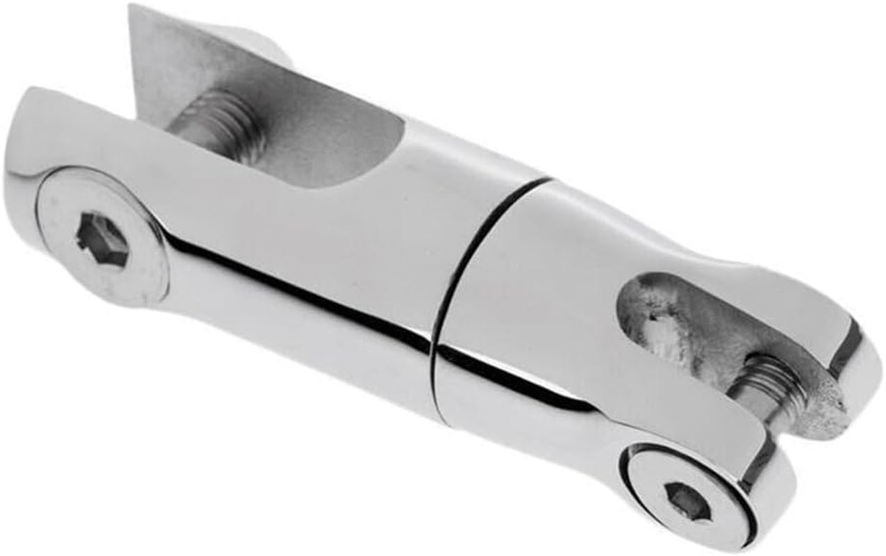 Elqater Stainless Steel Boat Anchor Swivel Connector Marine Grade Heavy Duty Anchor Chain Swivel (1/4Inch-5/16Inch) Easy to Use image number 1