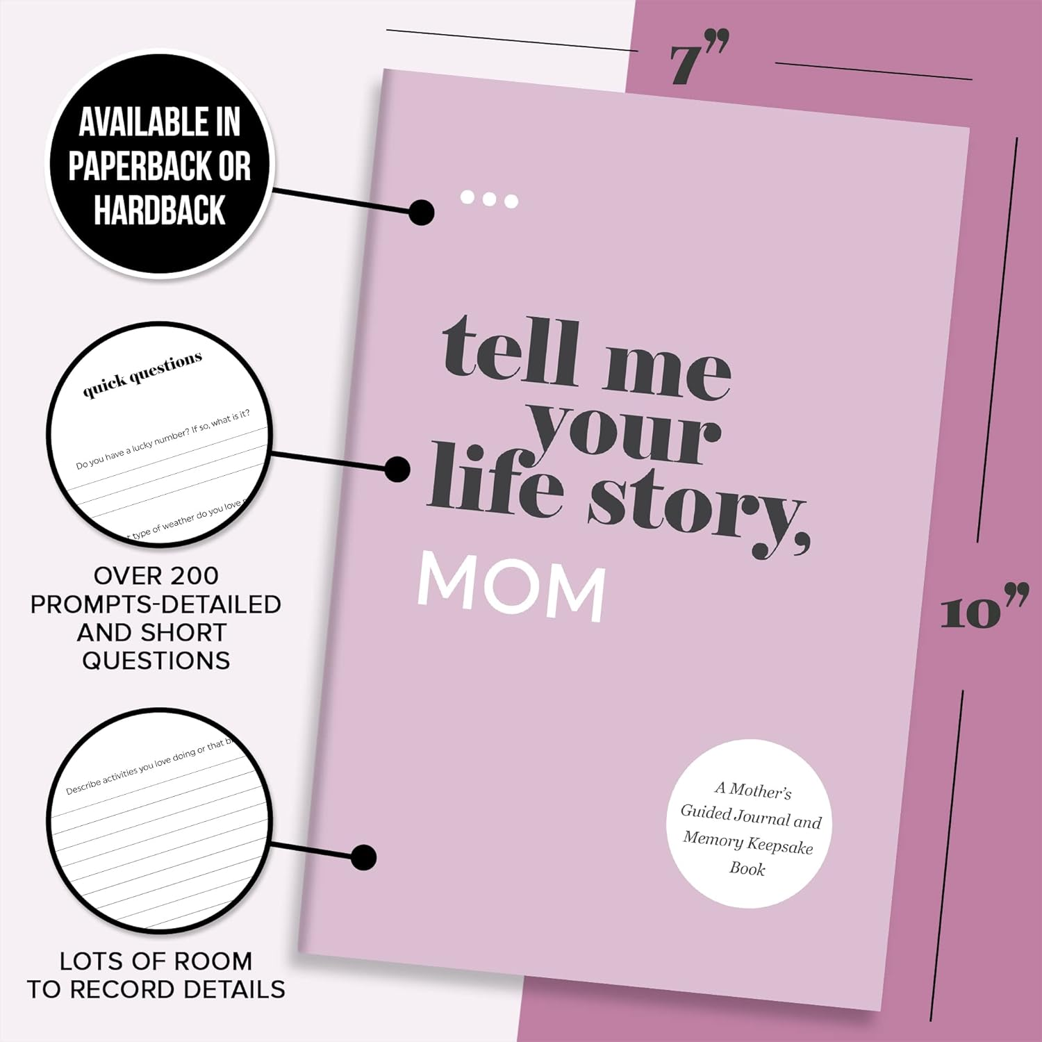 Tell Me Your Life Story, Mom: a Mother&rsquo;S Guided Journal and Memory Keepsake Book image number 5