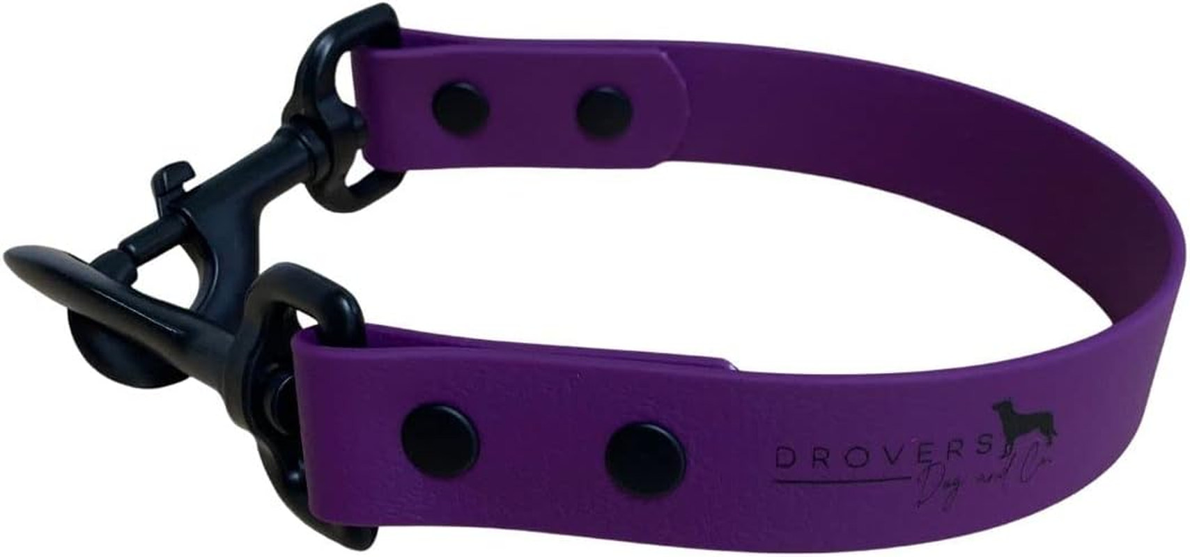 DROVERS Dog and Co Biothane Ute Tie - Super Tuff - Bright Colours - Light Weight - Handy Tie - Easy Clean (Yellow)