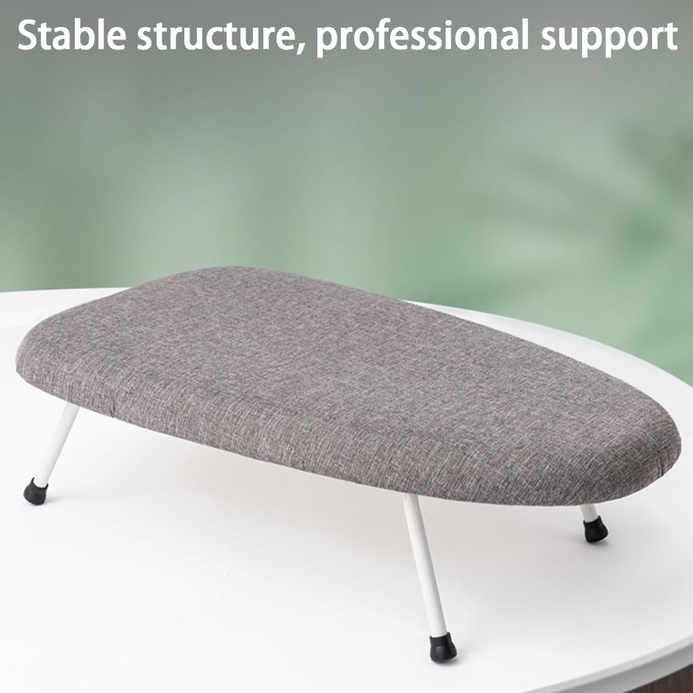 Tabletop Ironing Pad, Portable Board, Desk Ironing Pad,Folding Ironing Board,Dual Purpose Ironing Board,For Laundry Room Sewing Room Travel for Home Use, Convenient Storage image number 2