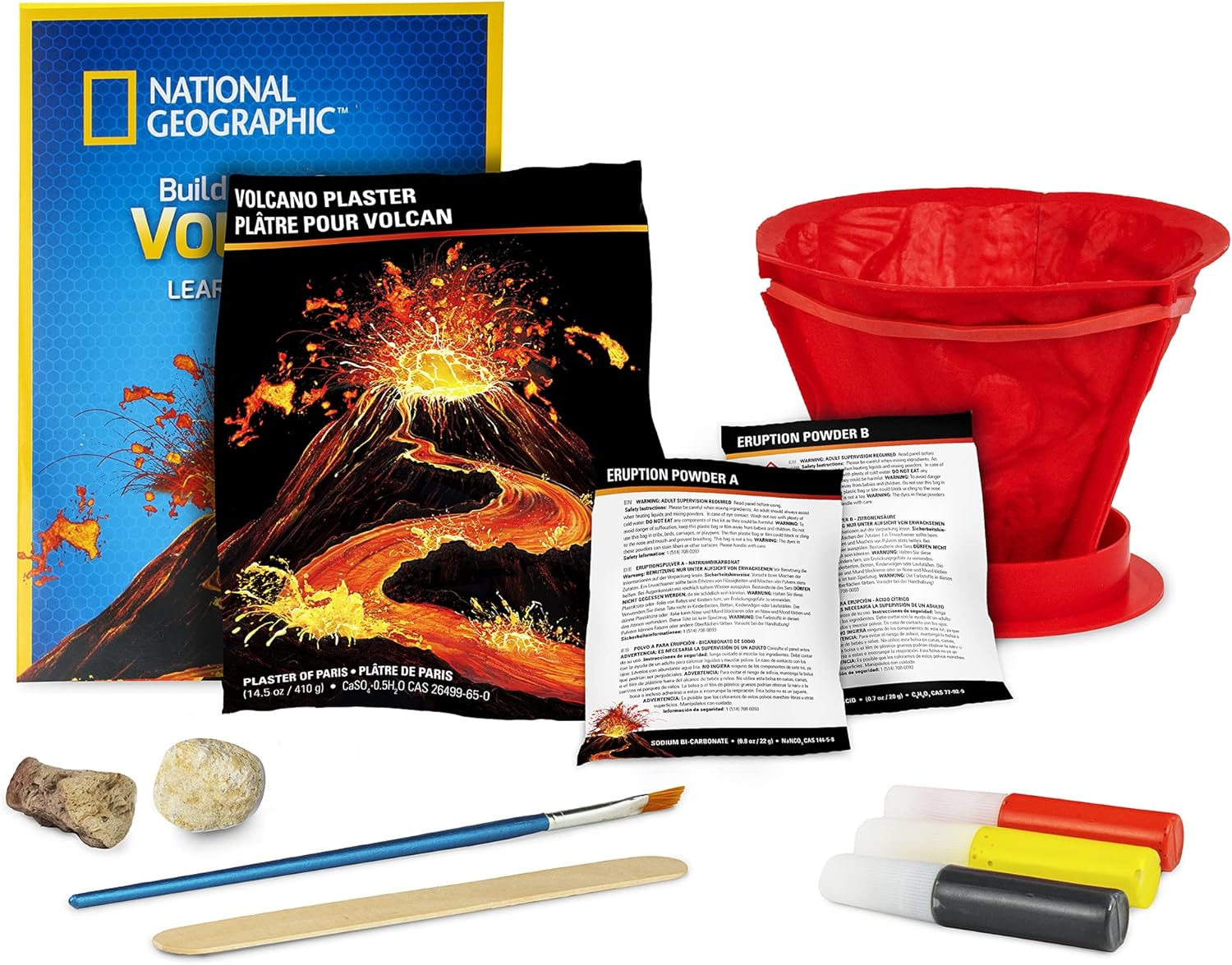National Geographic Volcano Science Kit - Build and Erupt STEM Educational Toy image number 6