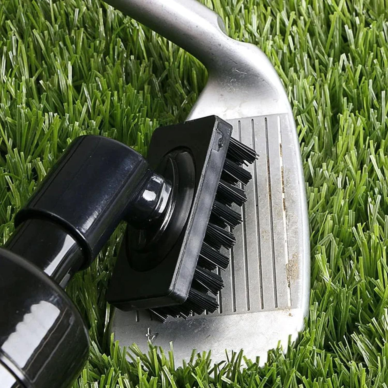 EZONEDEAL Golf Club Brush Cleaner with Water Bottle Caddy - Effortless Cleaning with Groove Tube and Squeeze Bottle - Essential Golf Accessories - Black image number 4