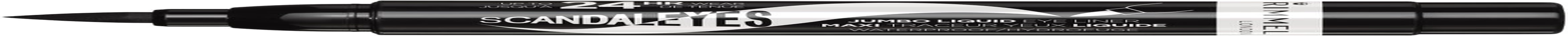 Rimmel Scandaleyes Jumbo Liquid Eye Liner, Black, 0.1 Fluid Ounce