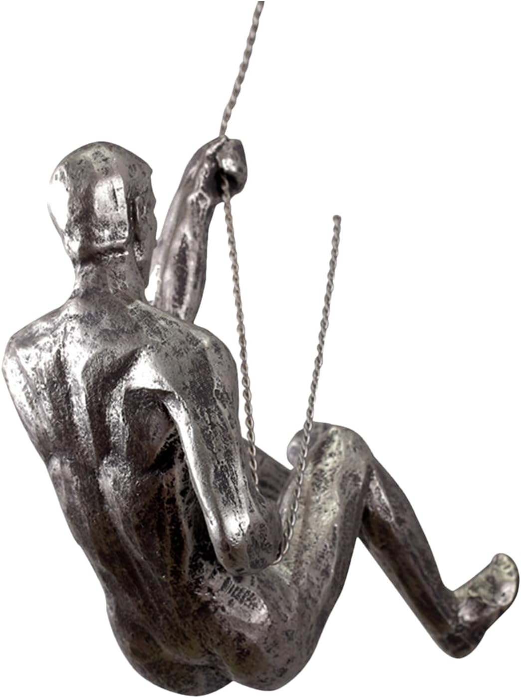 Climbing Man Wall Sculpture | Decorative Resin Modern Wall Art - Unique Wall Art for Bedroom Living Room Kids Room, Modern Art, Perfect Home Decor Pochy