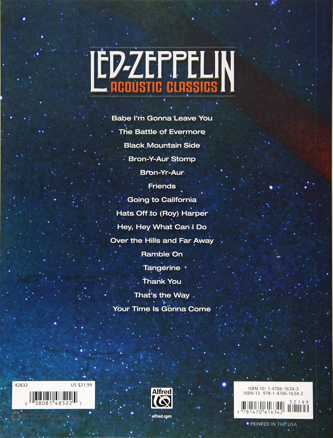 Led Zeppelin -- Acoustic Classics: Authentic Guitar Tab: Acoustic Classics (Revised image number 6