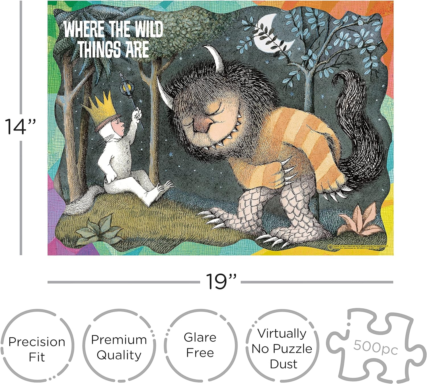 Aquarius Where the Wild Things Are Jigsaw Puzzle 500-Pieces image number 5